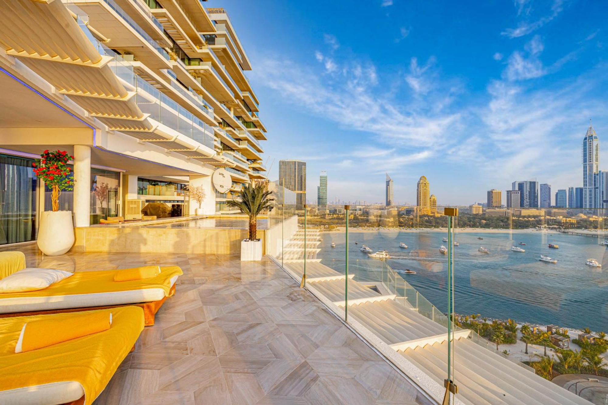 Five Palm And - Luxury Penthouse Full Sea Marina View & Private Pool Apartment