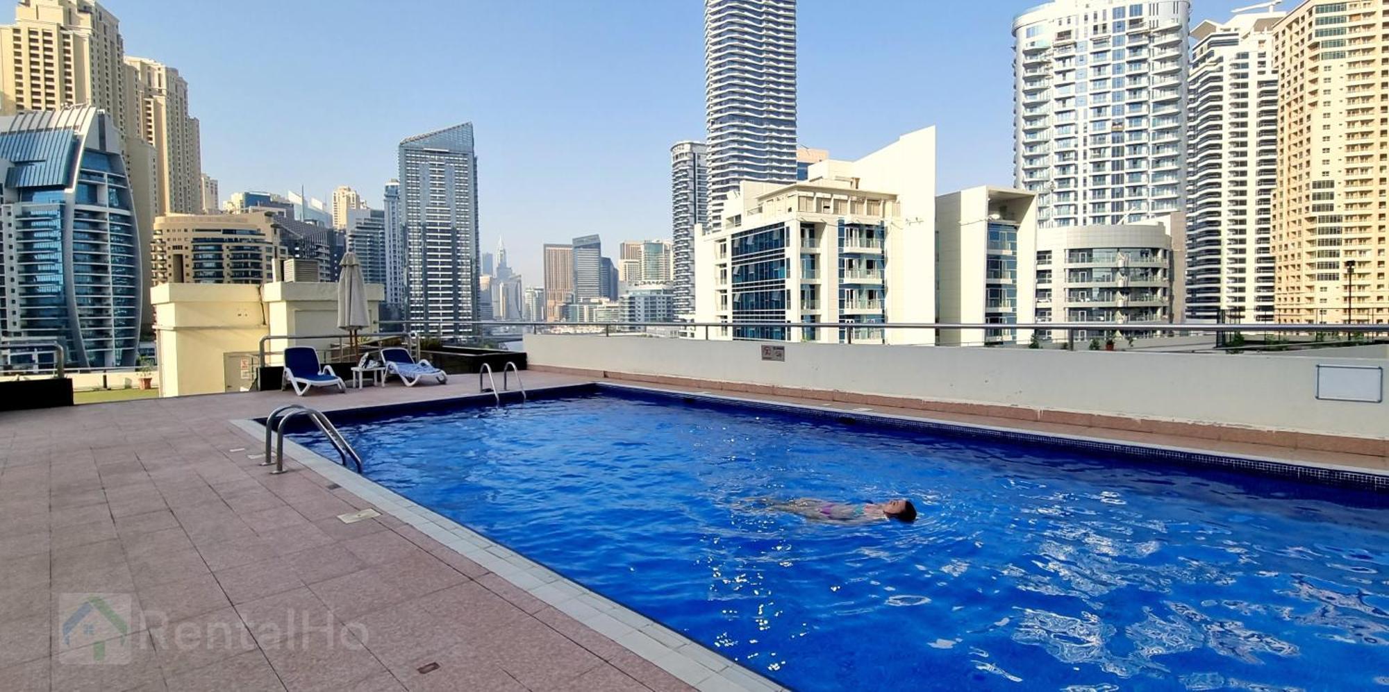 50% Off Summer Offert, W/ Balcony & Pool View Apartment Dubai
