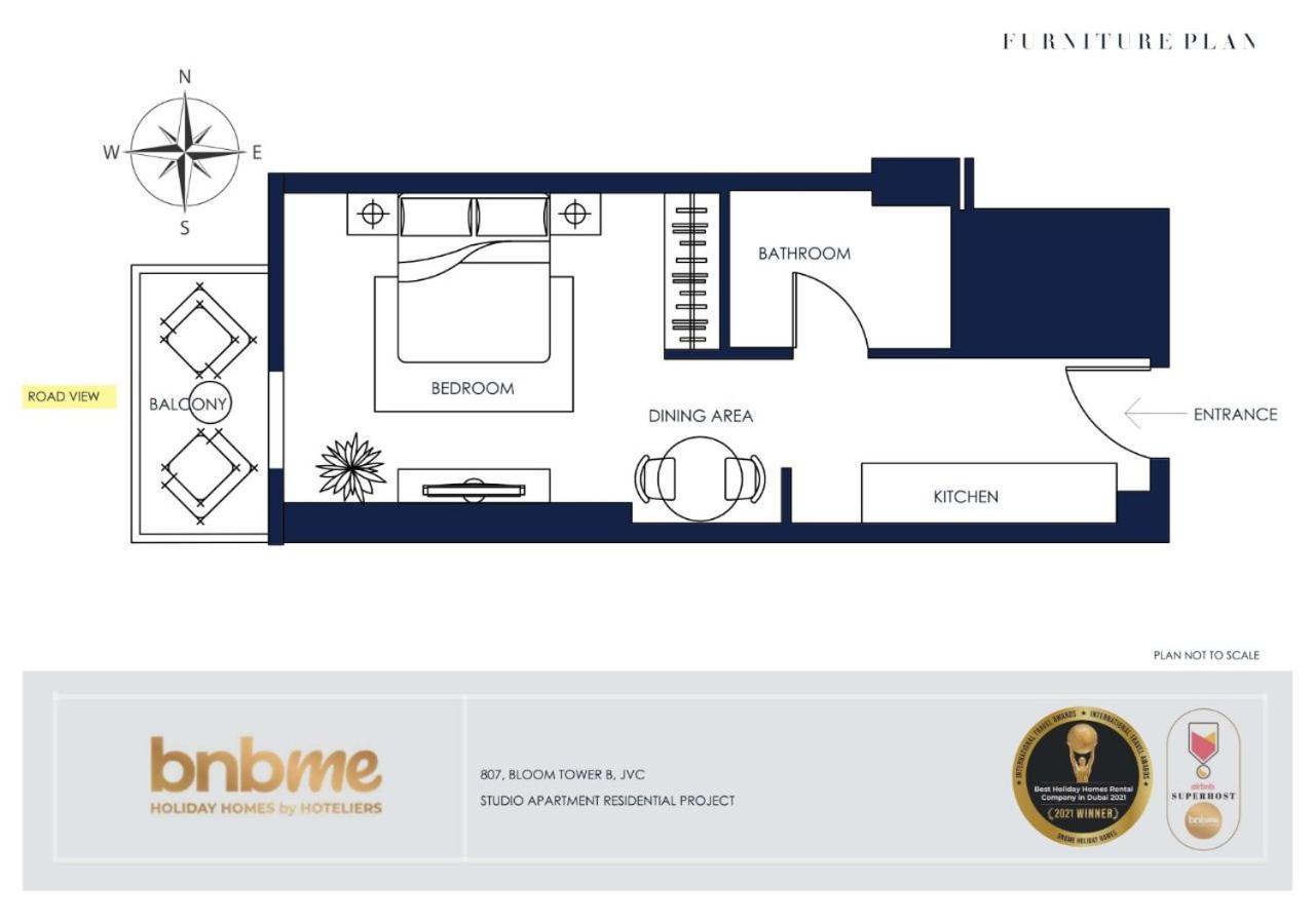 Bnbme - Bloom Towers * Dubai