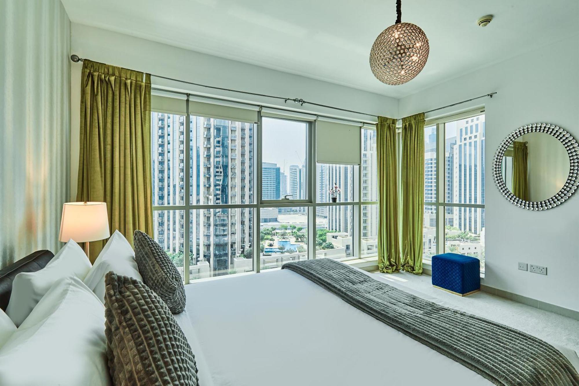 Shukran Homes Cozy 1br With Burj & Fountain Partial View Apartment