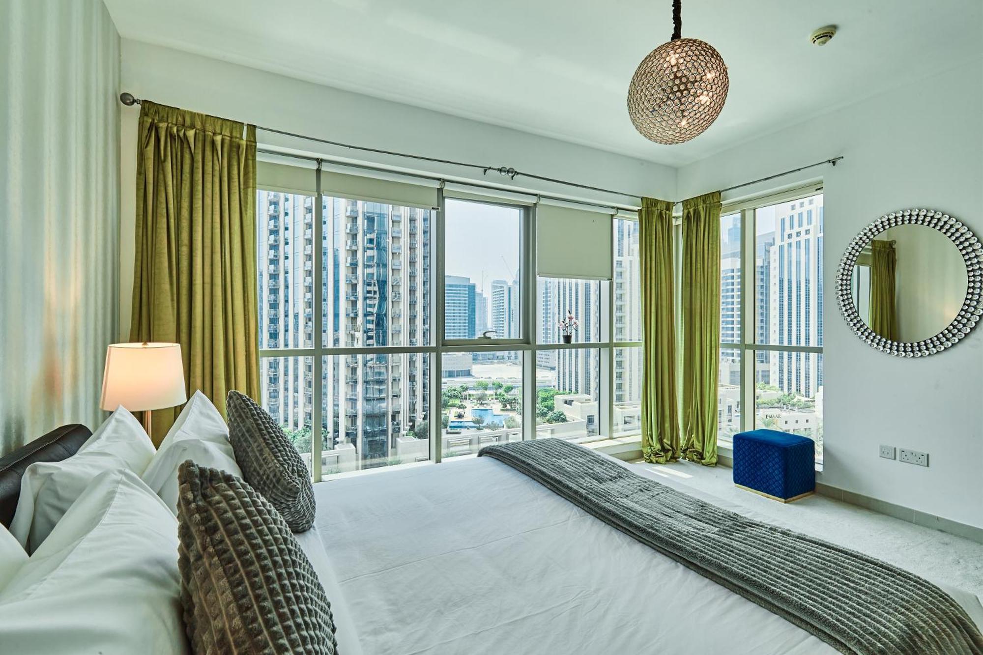 Shukran Homes Cozy 1br With Burj & Fountain Partial View Apartment