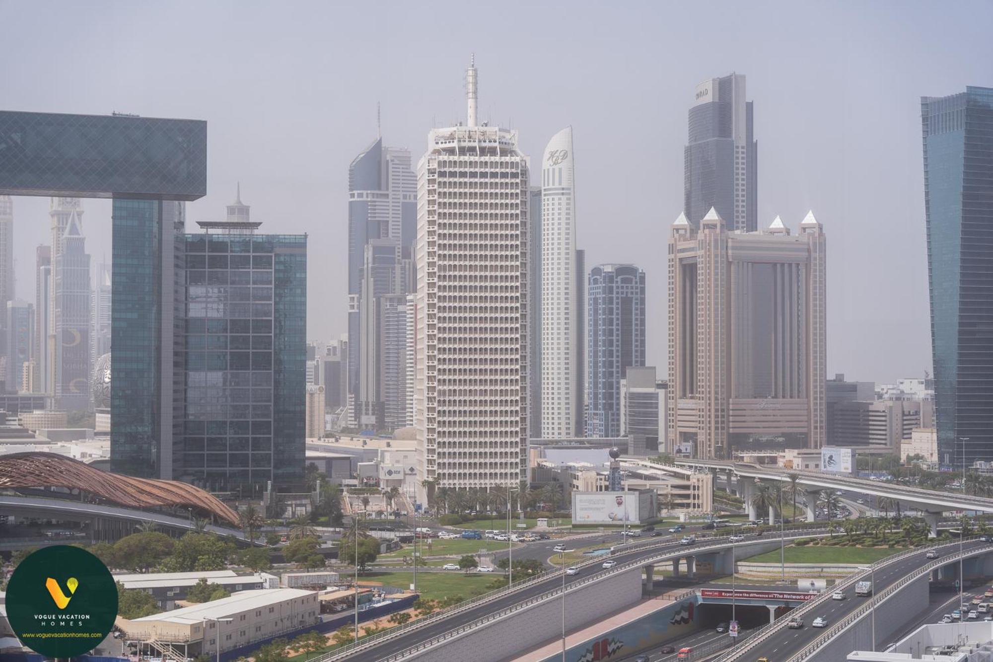 Apartment Vogue Al Wasl 1 West 13th Floor With Large Balcony For View Of Sheikh Zaid Road And One Za'abeel Tower And Burj Khalifa, Walkable To Metro With Easy Access To Sheikh Zayed Road & World Trade Centre Dubai