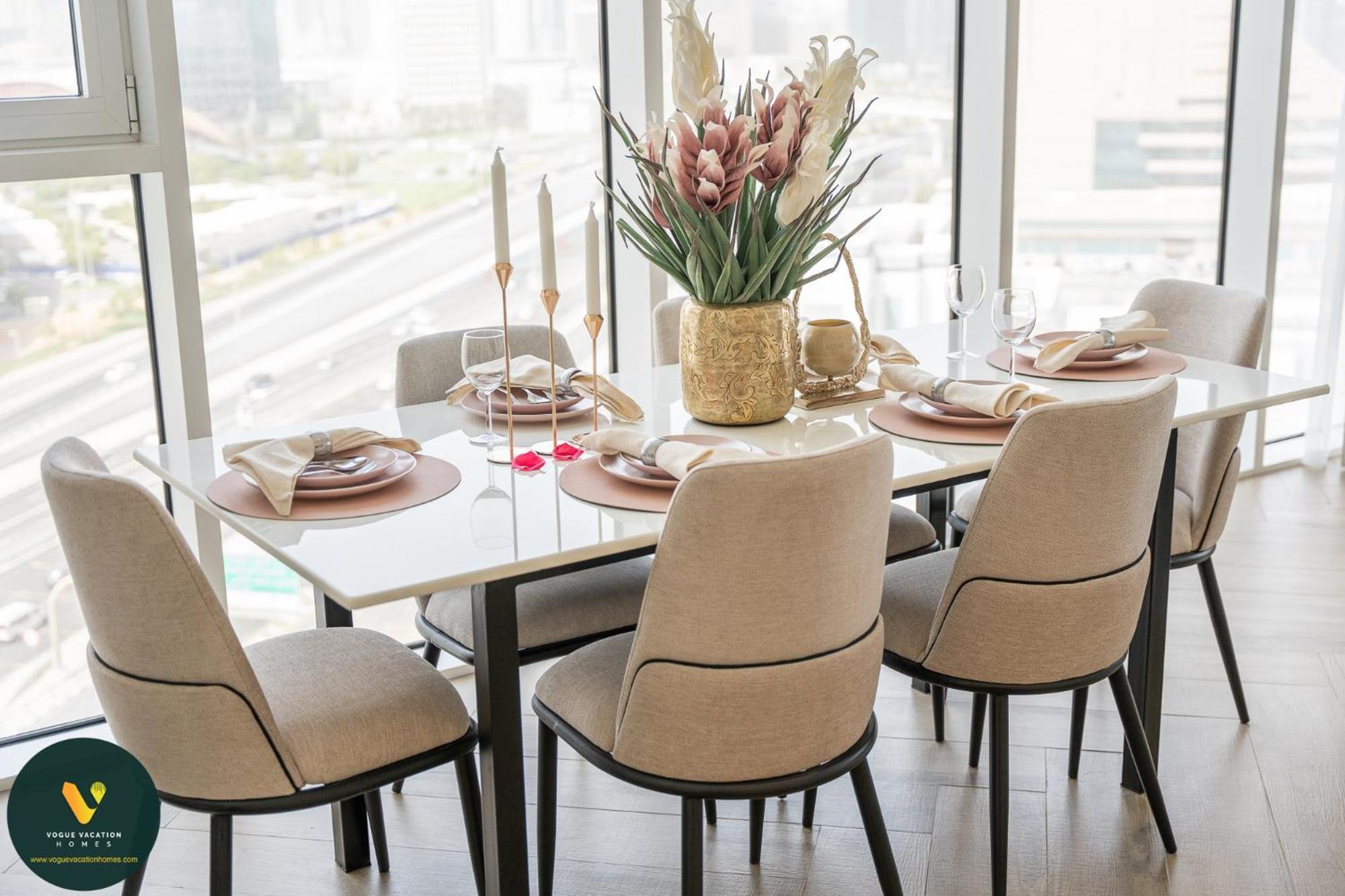 Vogue Al Wasl 1 West 13th Floor With Large Balcony For View Of Sheikh Zaid Road And One Za'abeel Tower And Burj Khalifa, Walkable To Metro With Easy Access To Sheikh Zayed Road & World Trade Centre