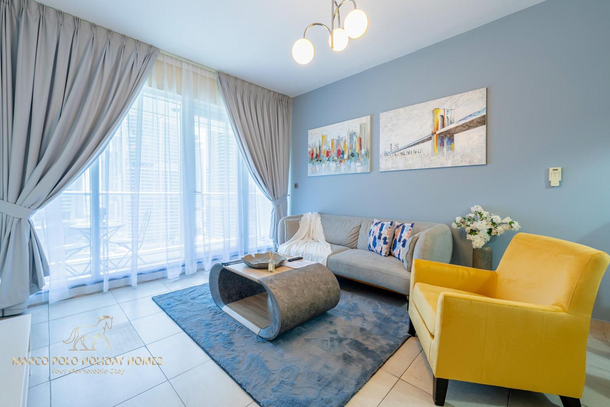 Marco Polo - Striking Views At Jlt , 1 Bedroom 2 Balconies Apartment