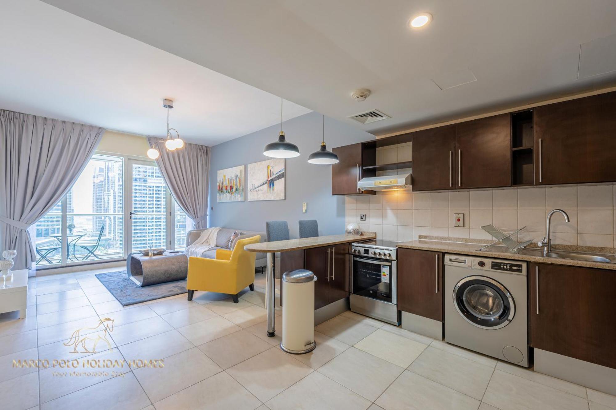 Apartment Marco Polo - Striking Views At Jlt , 1 Bedroom 2 Balconies