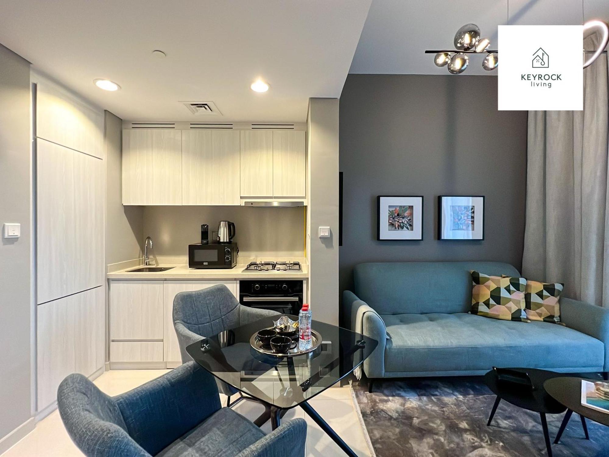 Apartment Keyrock Living - 1 Bedroom - Business Bay - Near Metro Station - Zada Tower Dubai