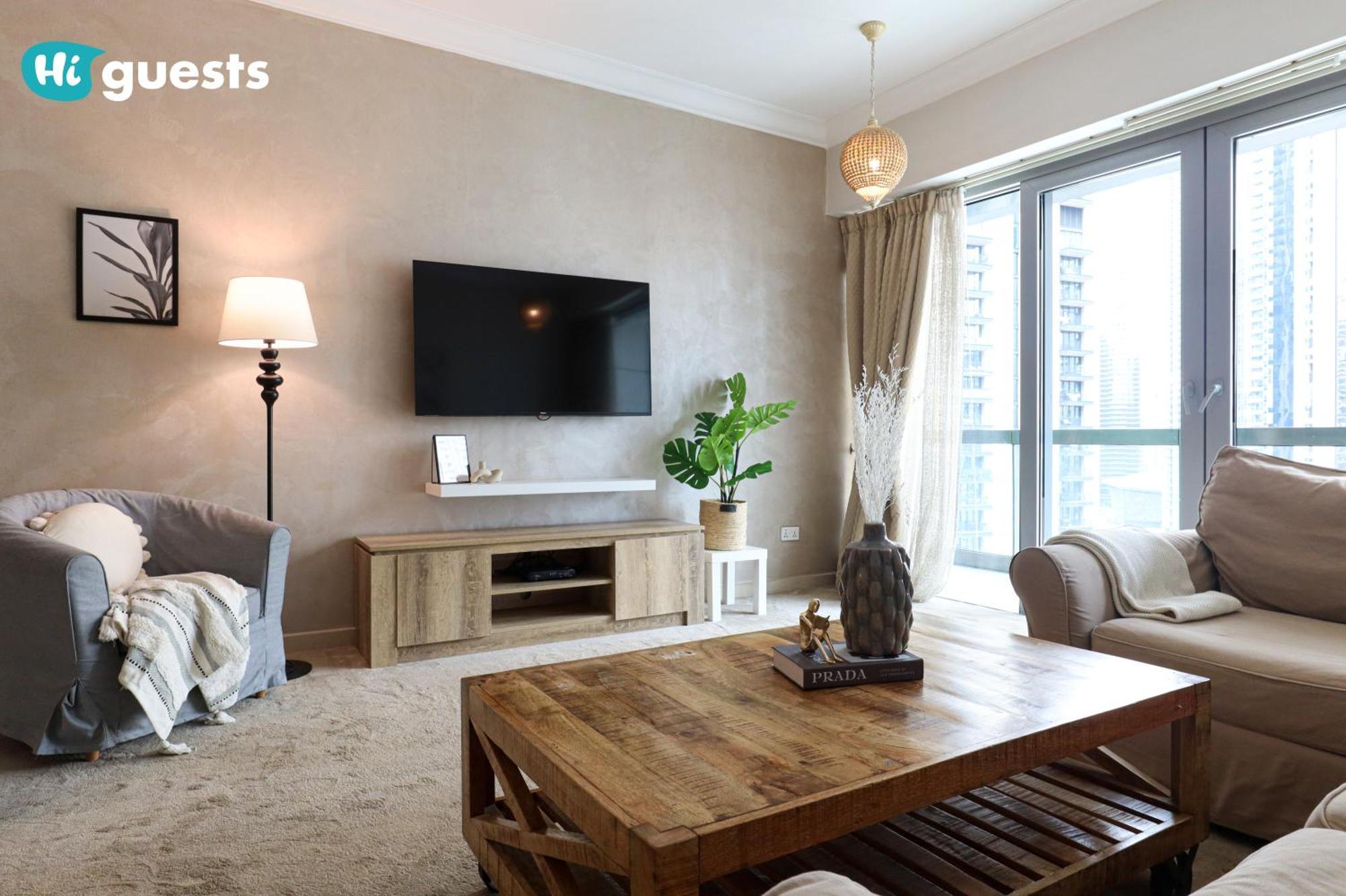 Higuests - Royal 2br With Balcony Near Burj Khalifa Apartment