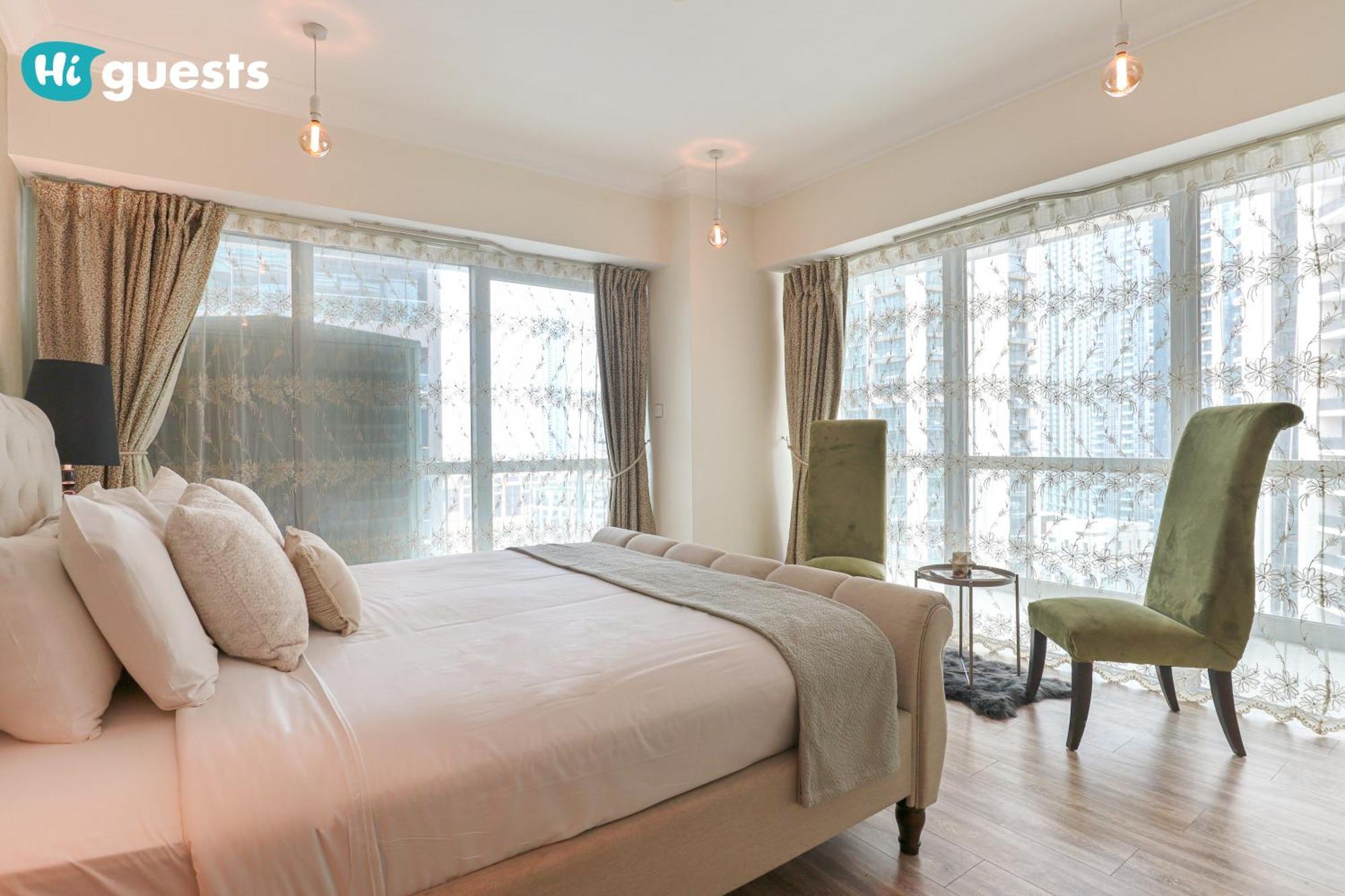 Apartment Higuests - Royal 2br With Balcony Near Burj Khalifa