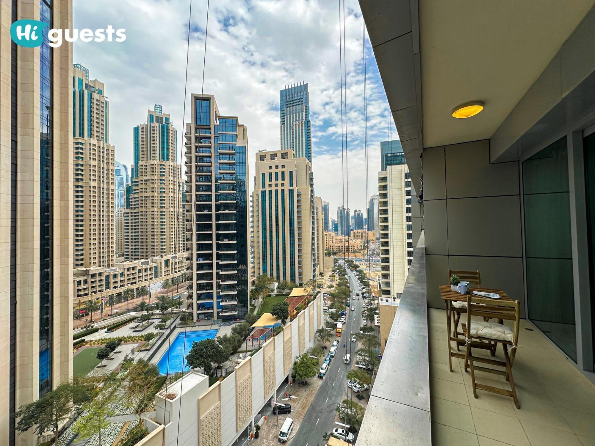 Higuests - Royal 2br With Balcony Near Burj Khalifa * Dubai