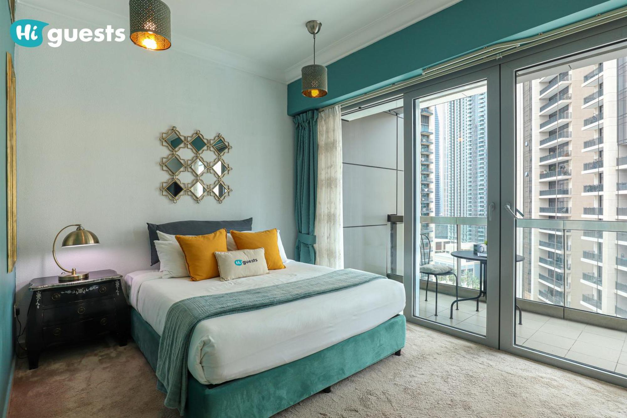 Higuests - Royal 2br With Balcony Near Burj Khalifa Apartment *