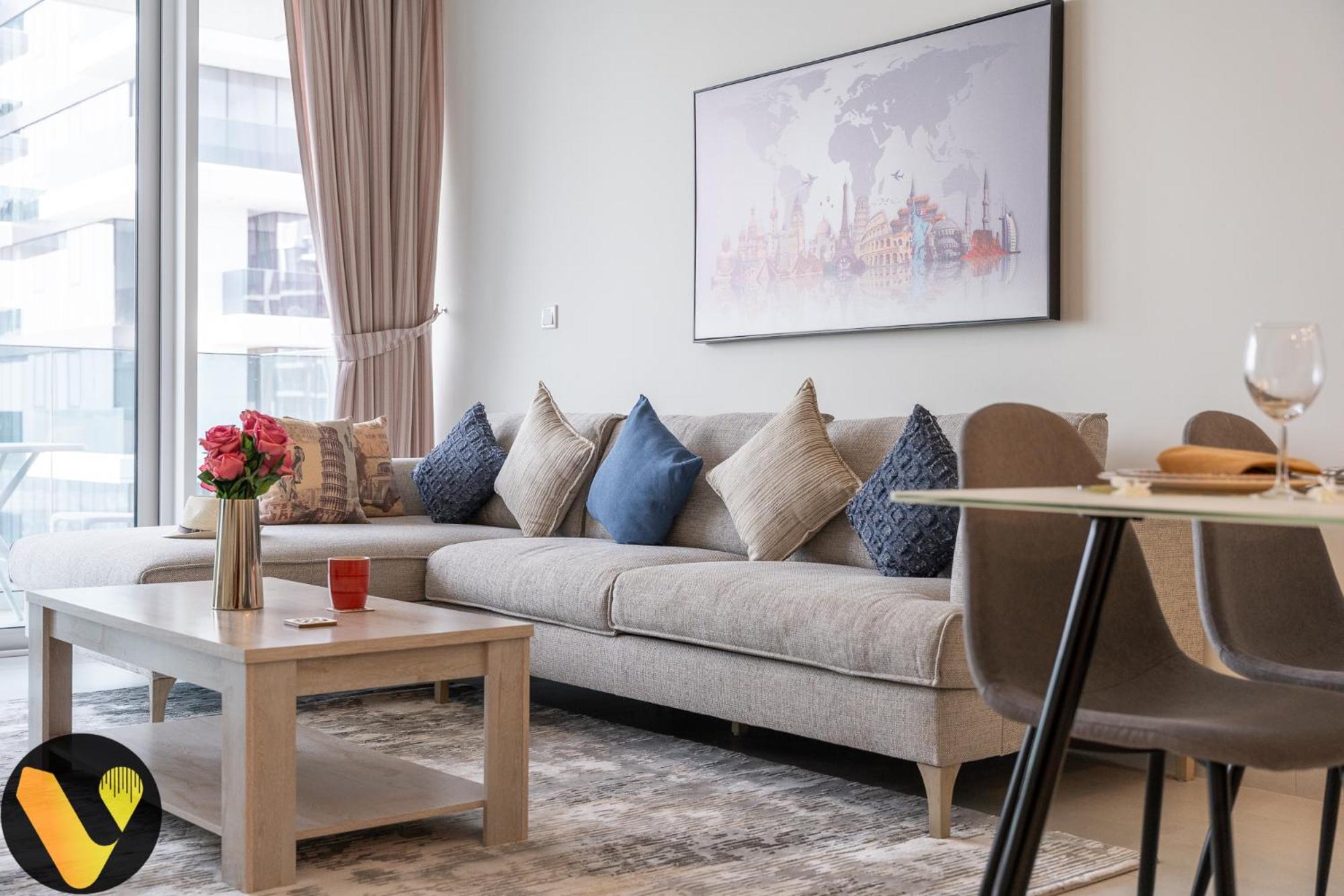 Vogue Al Wasl 1 West 13th Floor With Large Balcony For View Of Sheikh Zaid Road And One Za'abeel Tower And Burj Khalifa, Walkable To Metro With Easy Access To Sheikh Zayed Road & World Trade Centre *