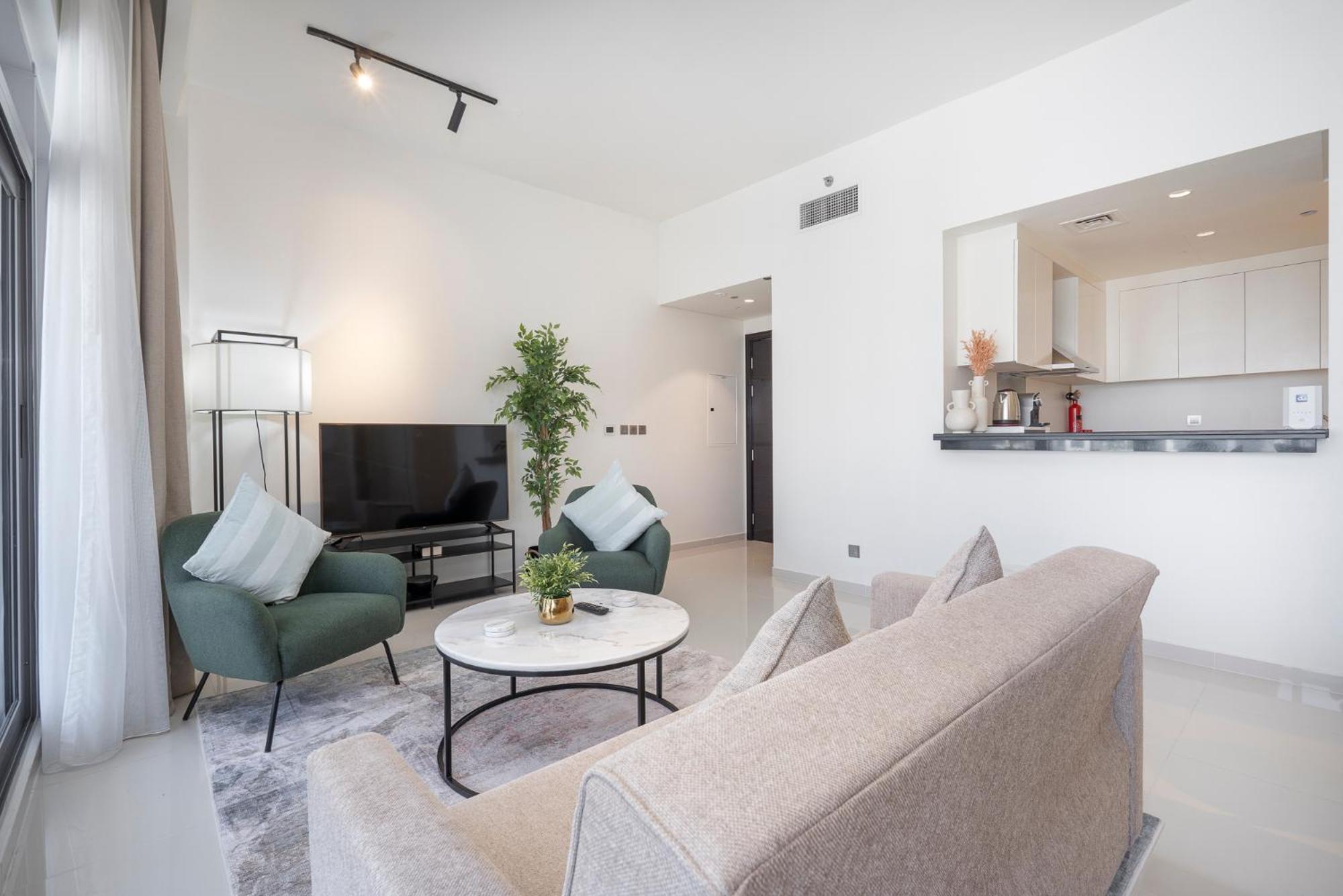 Stylish Stayz Beautiful Modern With Burj Khalifa Views *