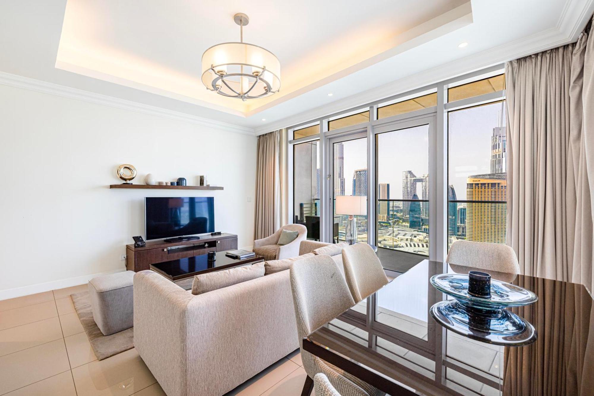 The Address Fountain Views 2 Bedroom With Burj Khalifa View And Access To Mall Apartment Dubai