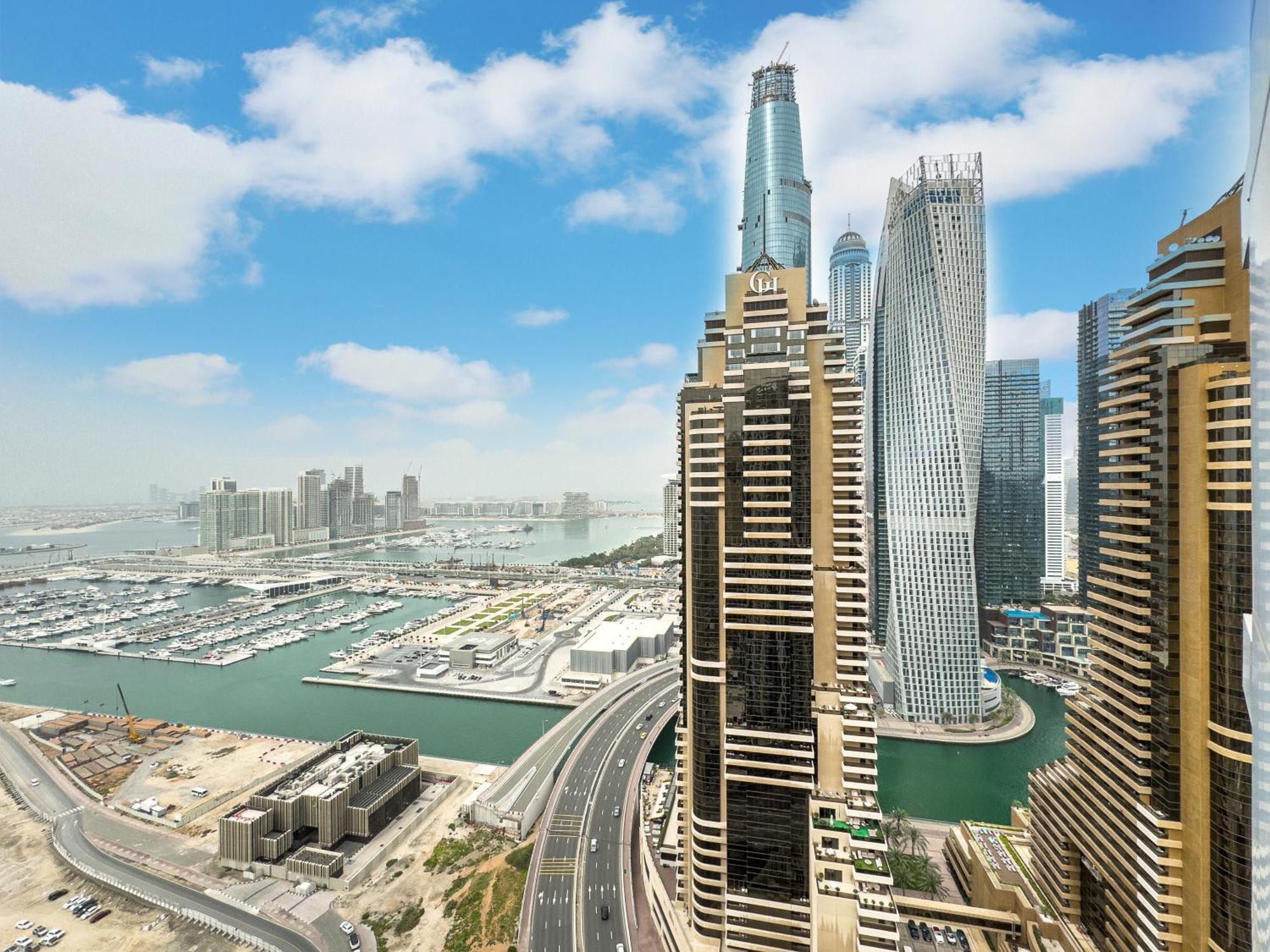Marina & Palm View - High Floor 2br Near Jbr Apartment *
