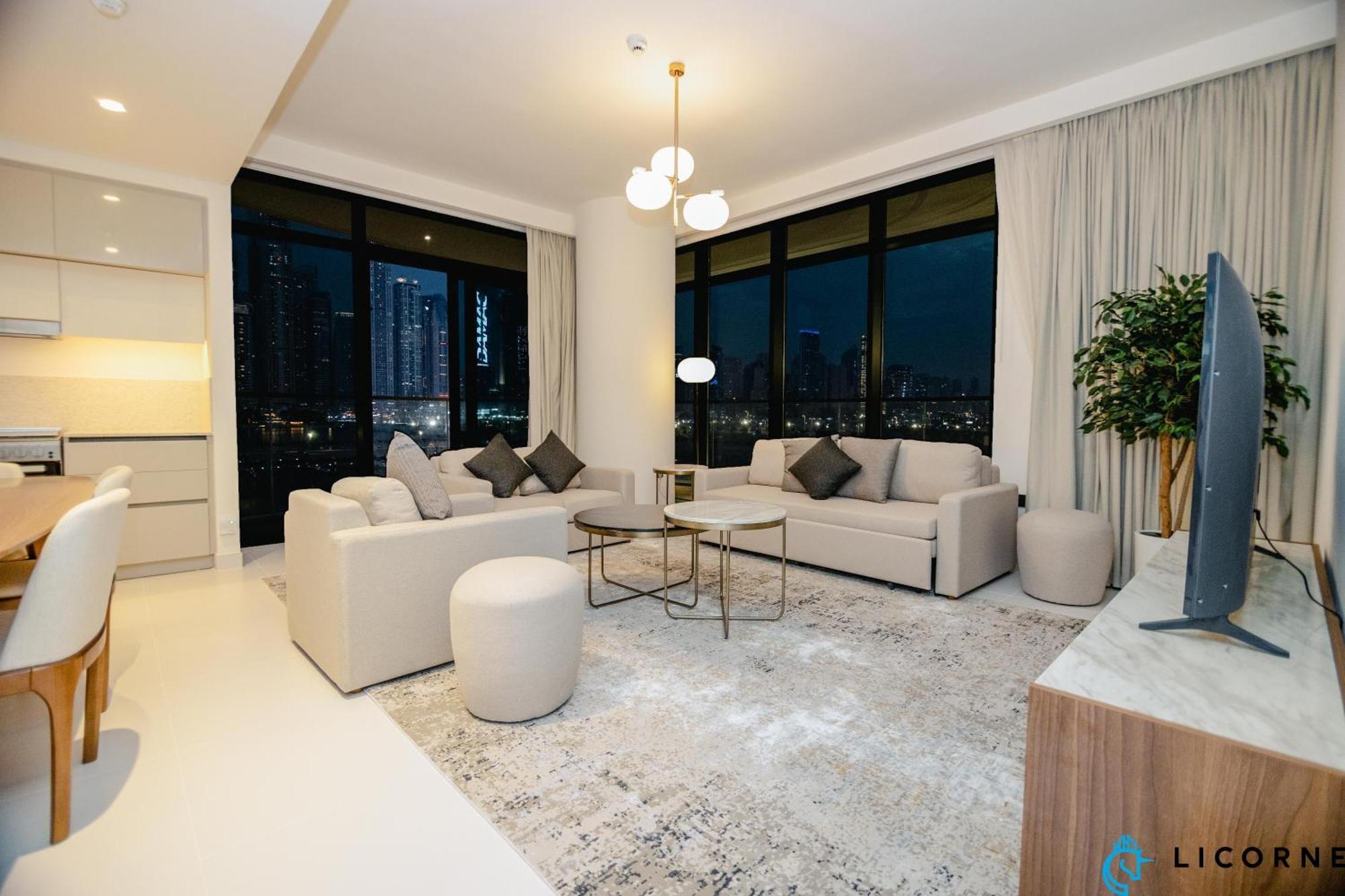 Seascape Sanctuary - 3 And A Half Br Beachfront Bliss - Marina Vista Tower 1 * Dubai
