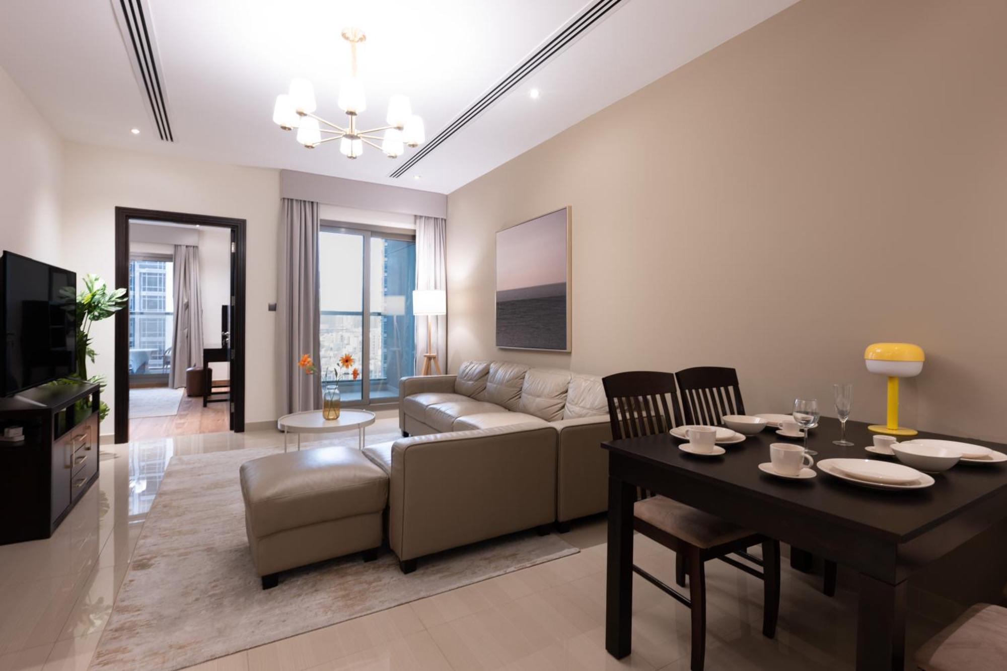 Apartment Luxurious 1br In Elite With Burj Khalifa View *