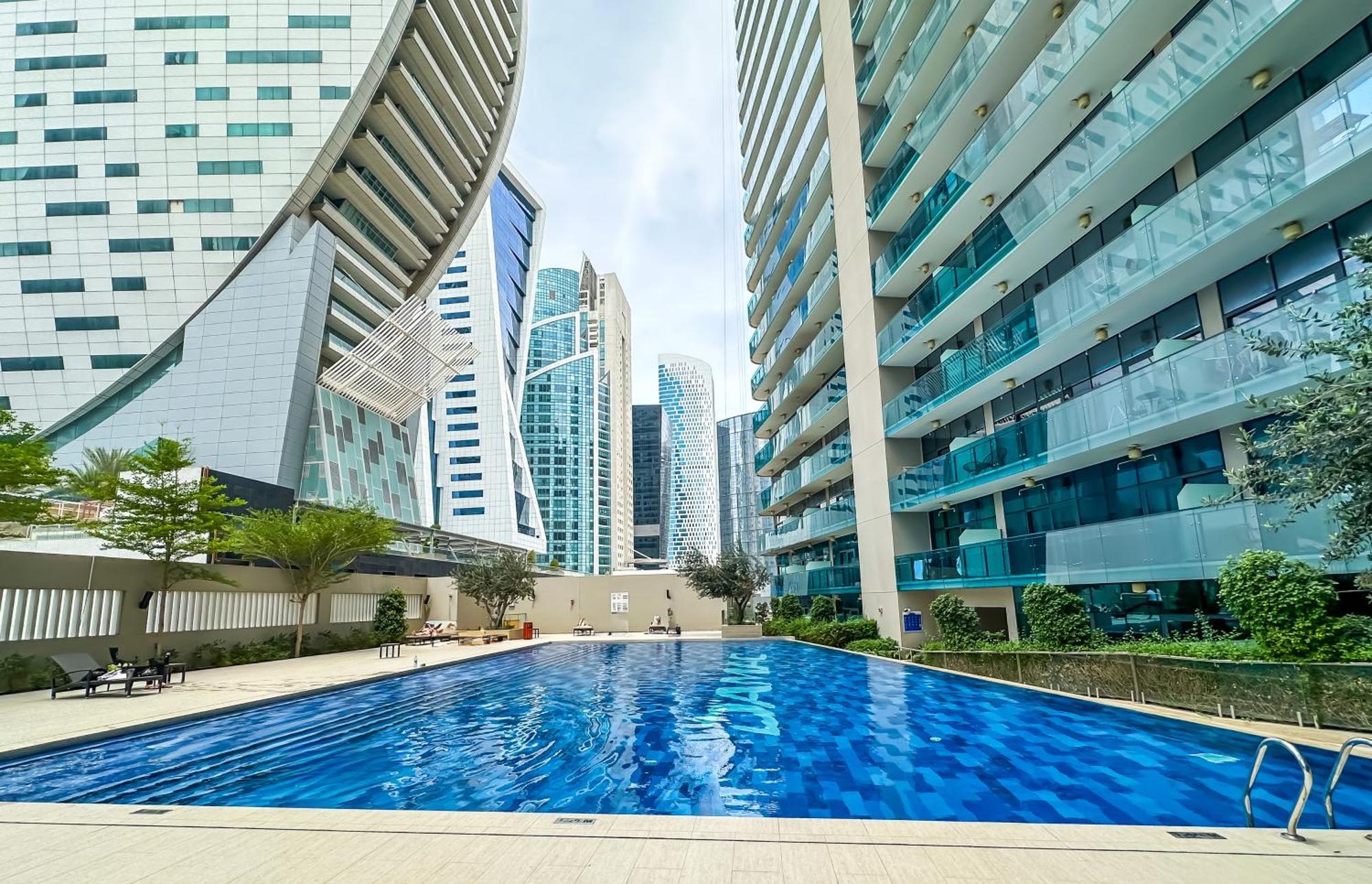 Chic / Prime Business Bay Location / Spacious Balcony / New Building / Perfect For Solo Travelers, Busy Professionals, Couples Apartment Dubai