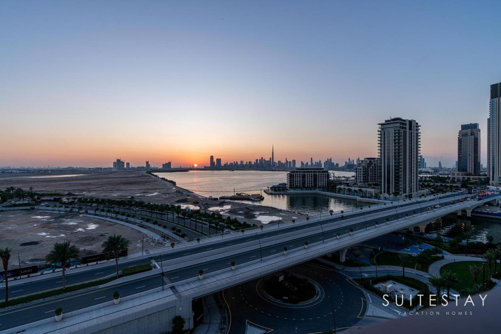Burj Khalifa And Creek Skyline Dubai