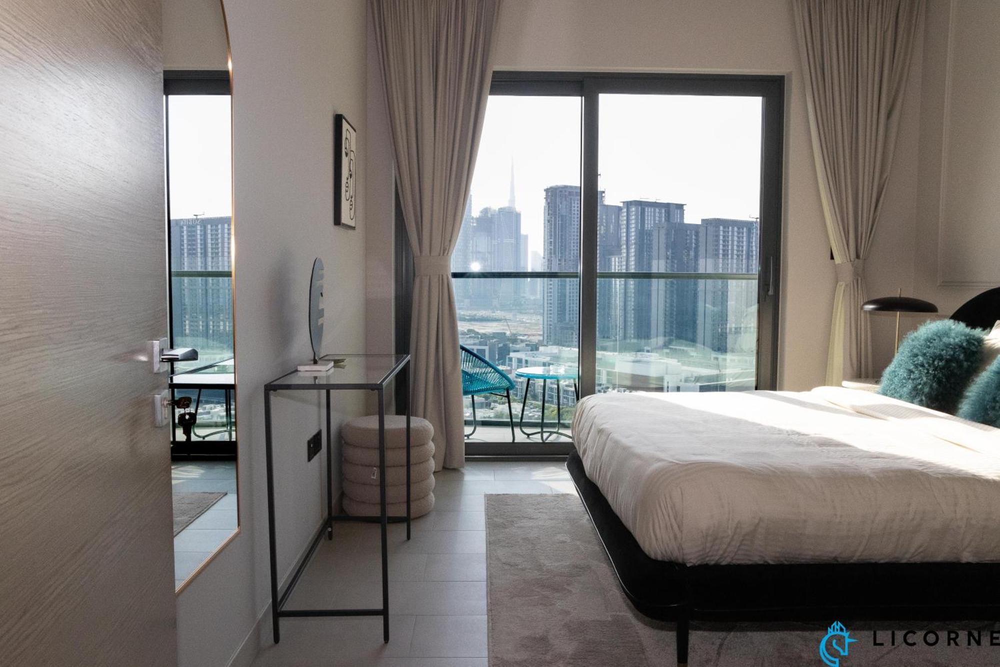 Brand New Apt, 10 Min To Downtown - Sobha Waves Apartment Dubai