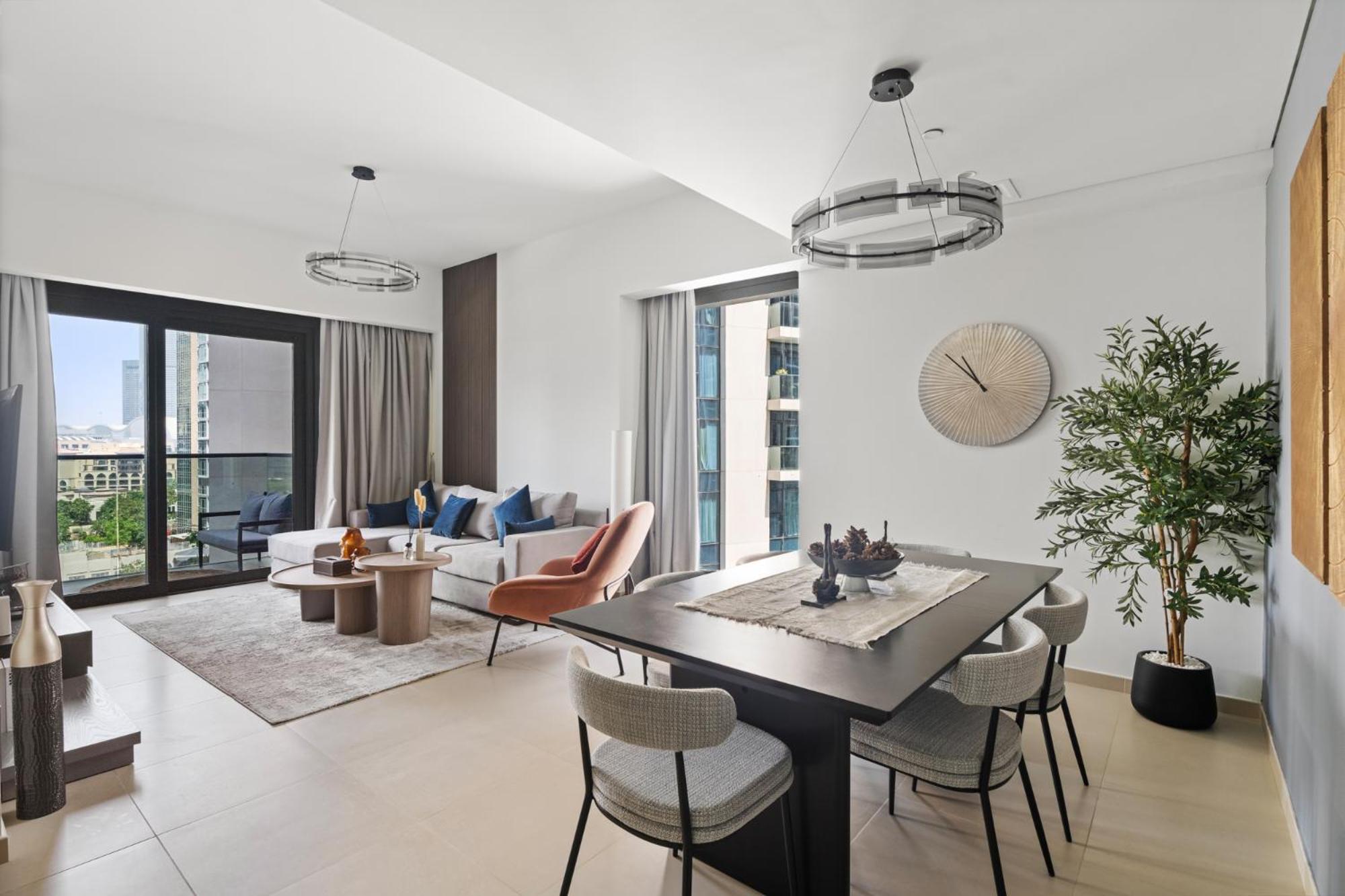 Apartment Aliving - 2br Full Burj Khalifa View Act One Act Two Towers, Downtown