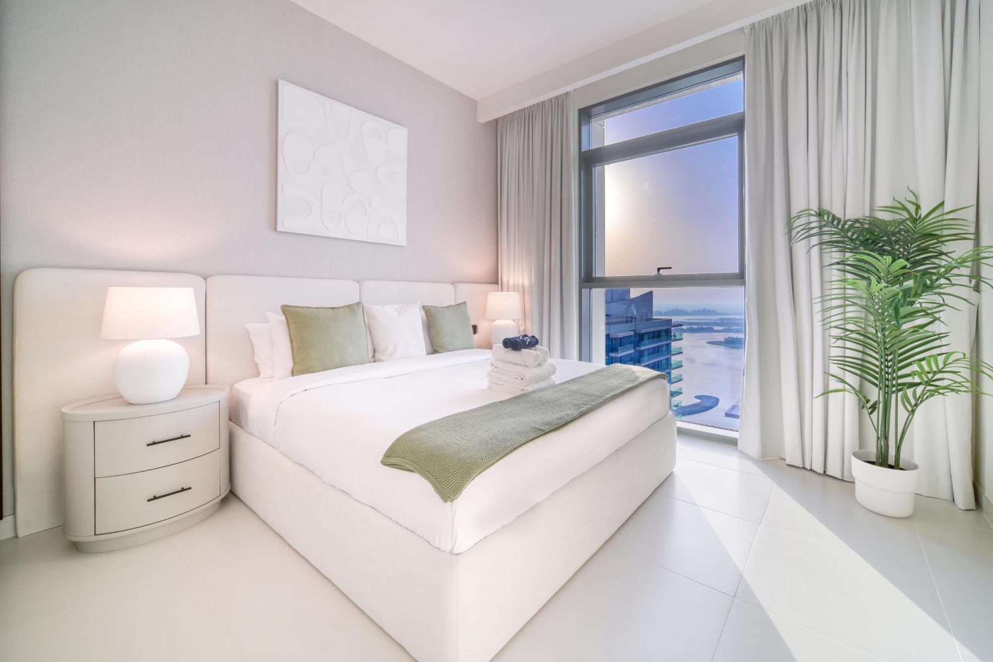 Marina Vista 1br Sea View Luxury Escape Apartment Dubai