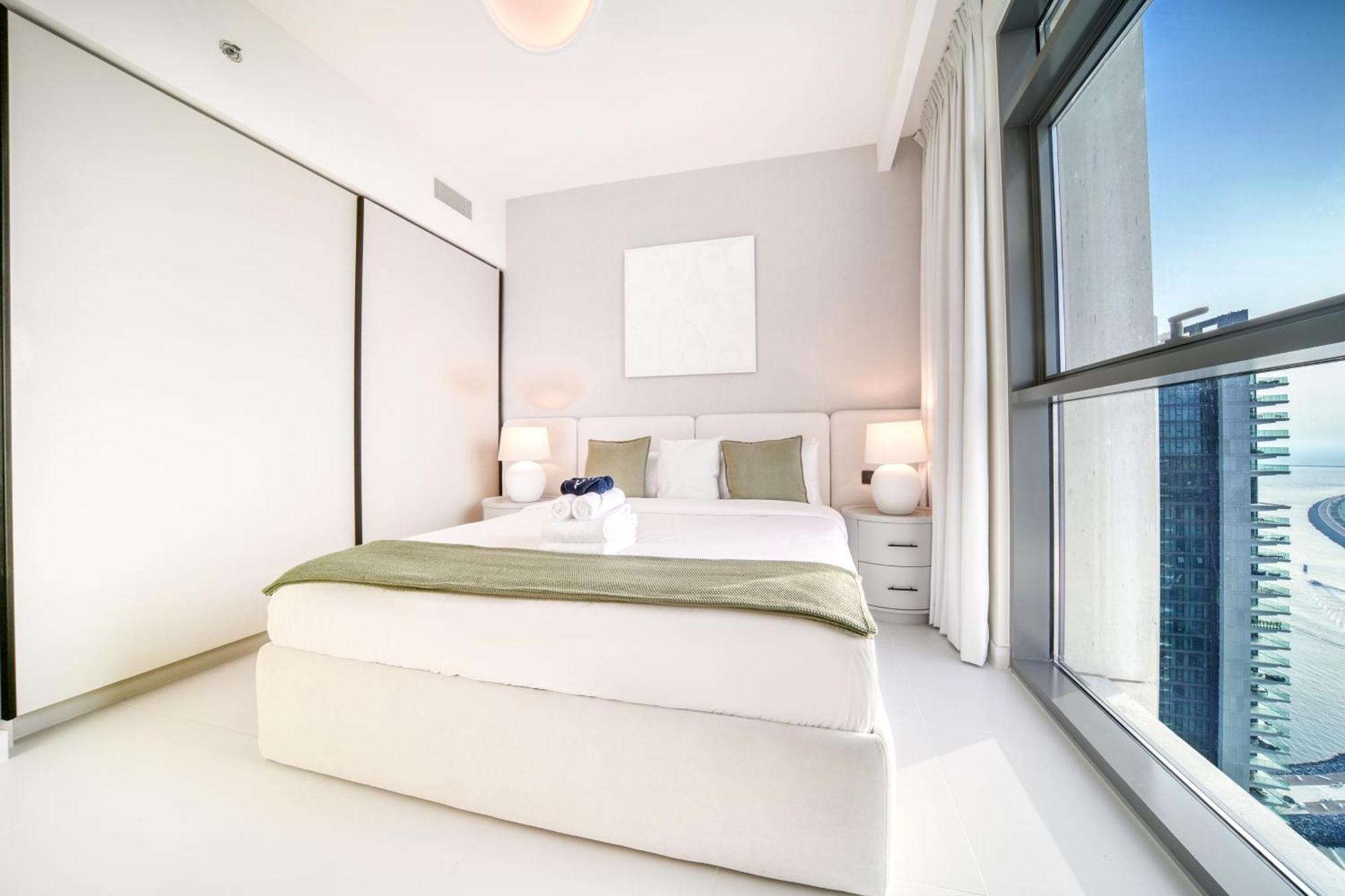 Marina Vista 1br Sea View Luxury Escape Apartment Dubai
