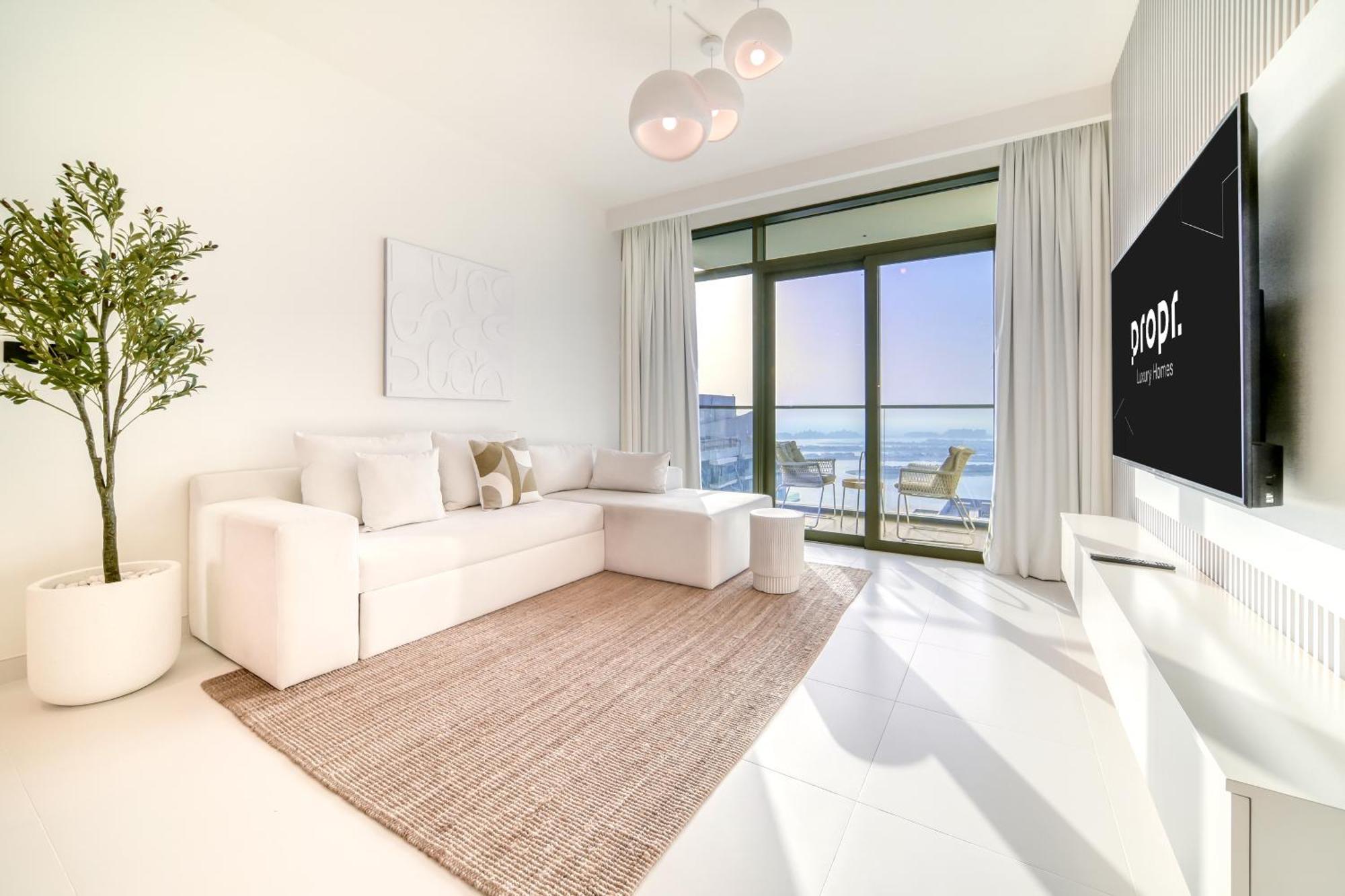 Marina Vista 1br Sea View Luxury Escape Apartment Dubai