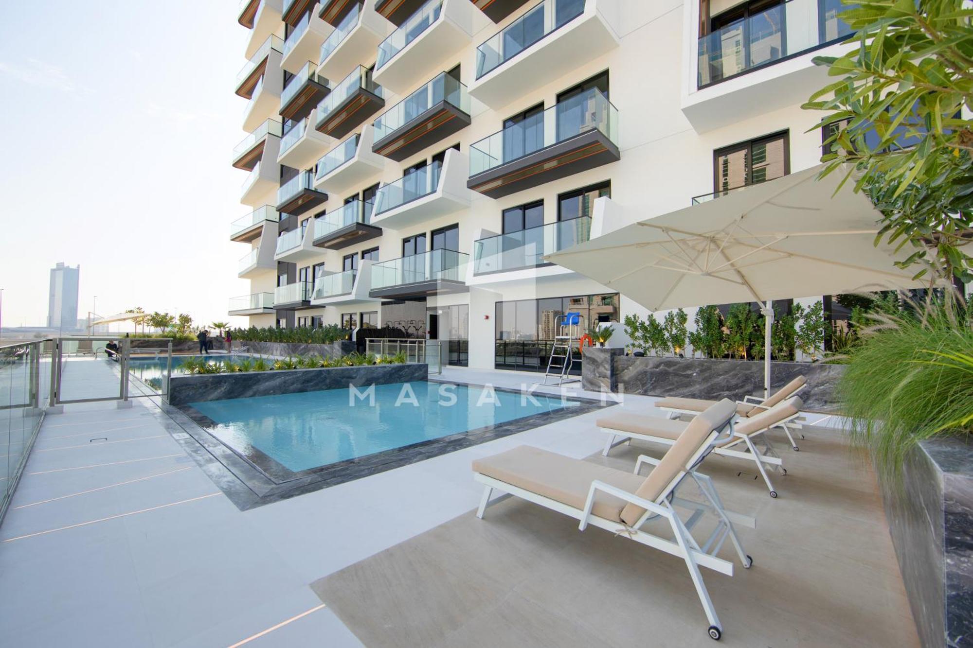 Fully Furnished 1bedroom With Big Balcony In Jvc Apartment Dubai