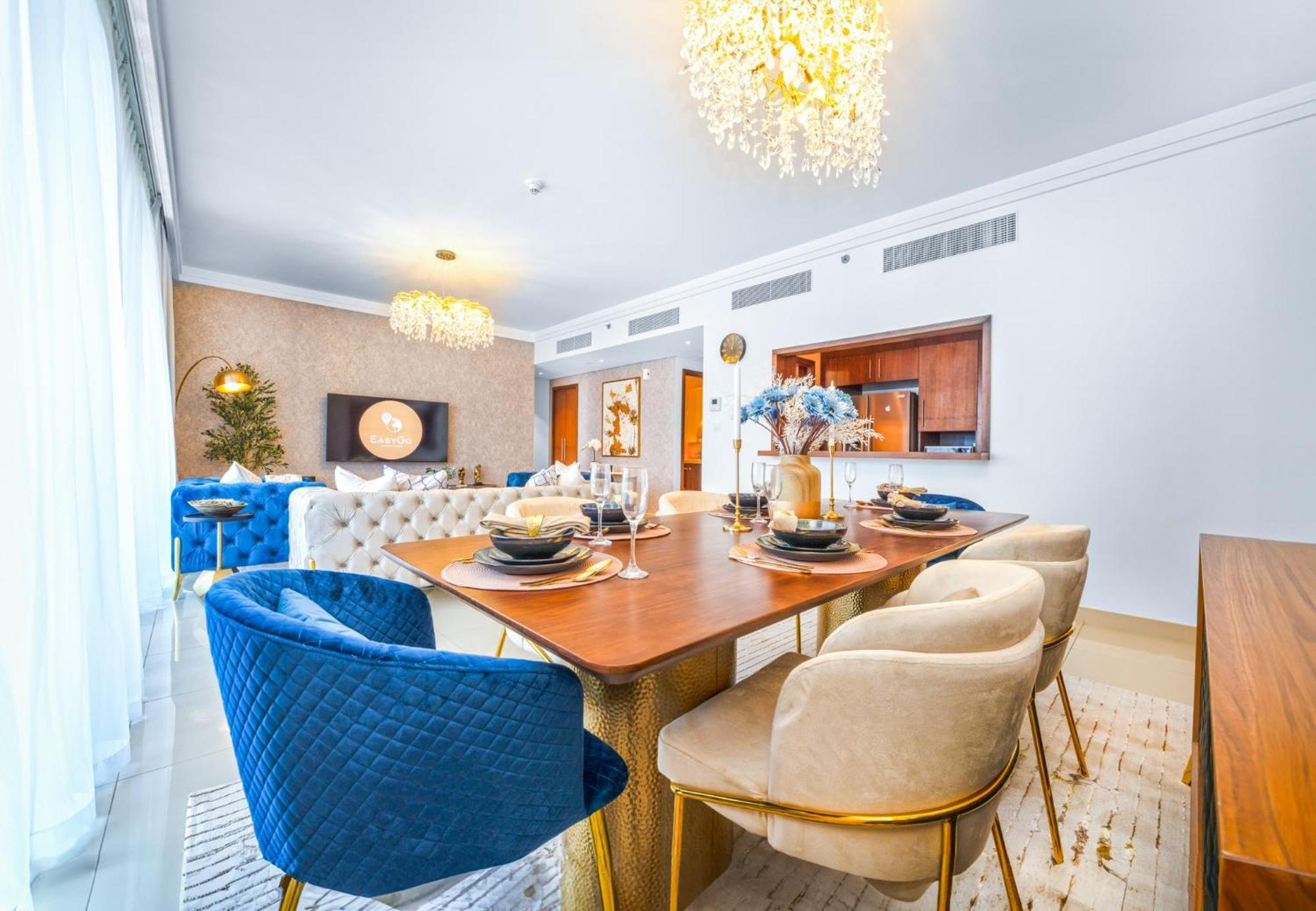 Apartment Easygo - Upgraded 2bdr In Blvd Point With Burj Khalifa View