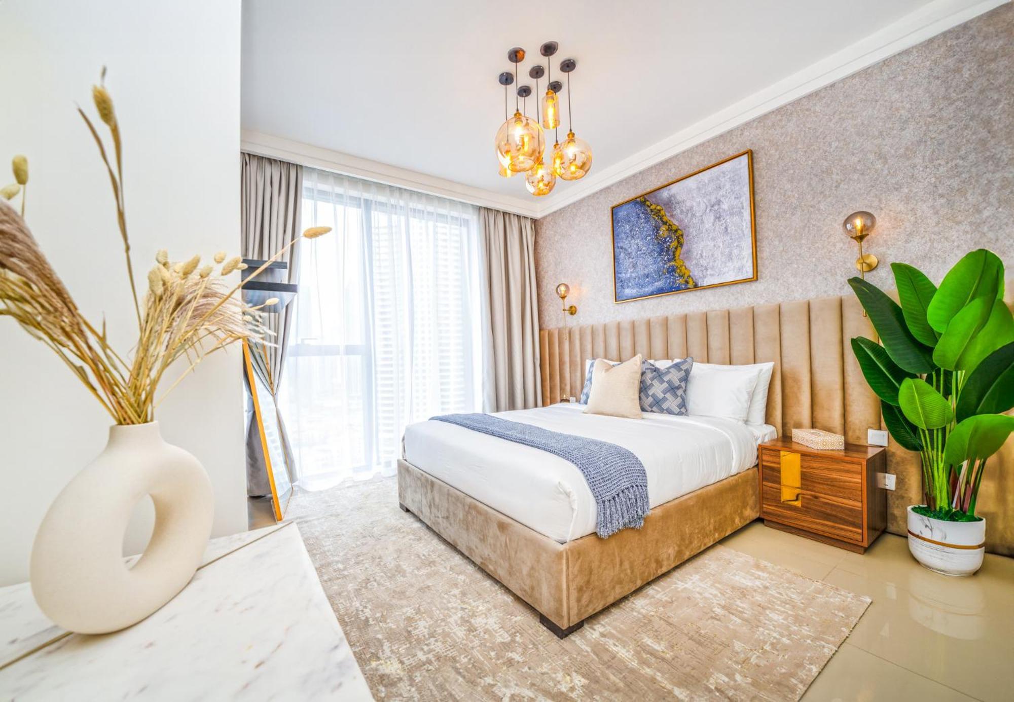 Easygo - Upgraded 2bdr In Blvd Point With Burj Khalifa View