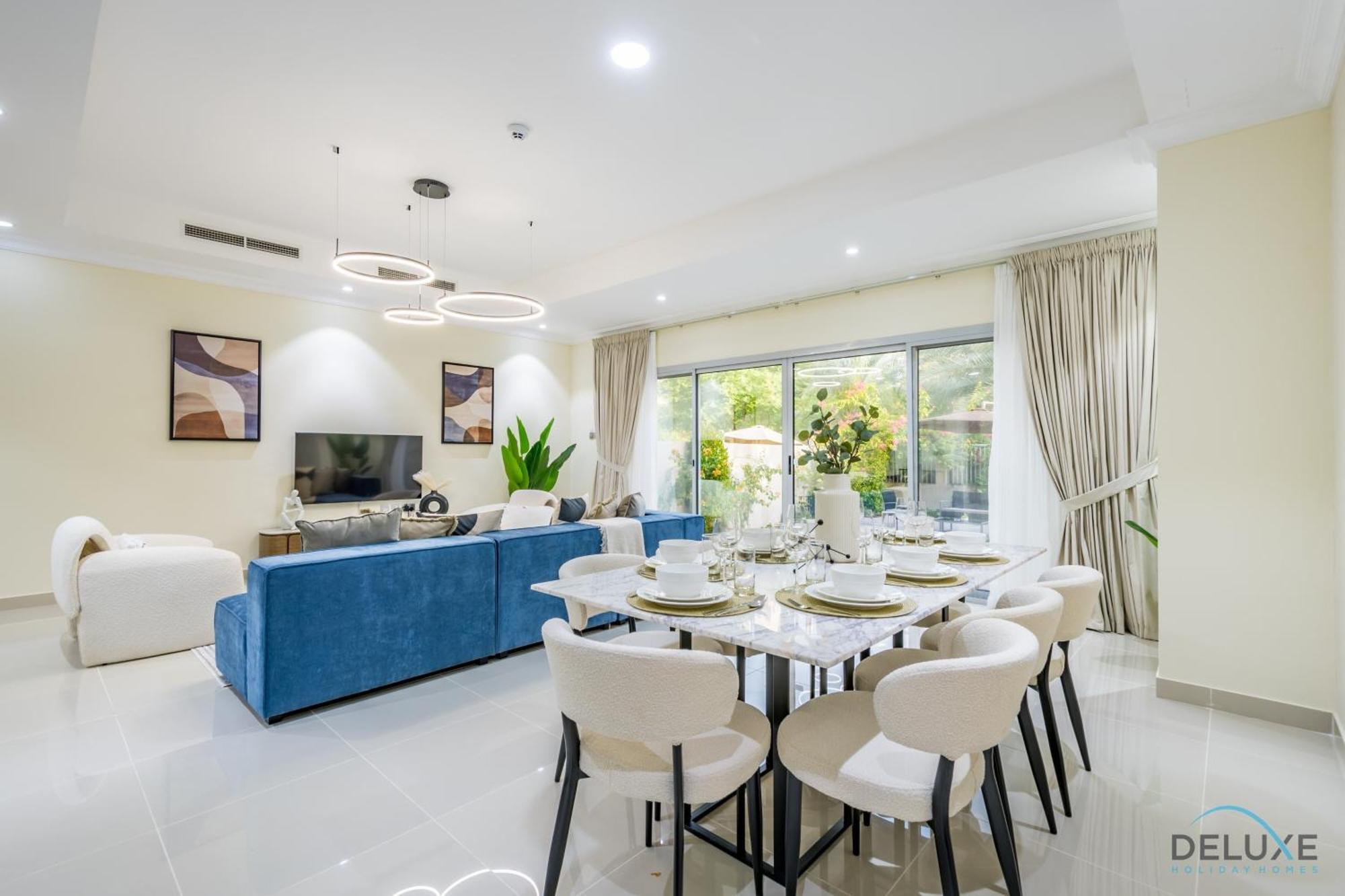 Tranquil 3br Townhouse With Assistant's At District 12 Jvc By Deluxe Dubai