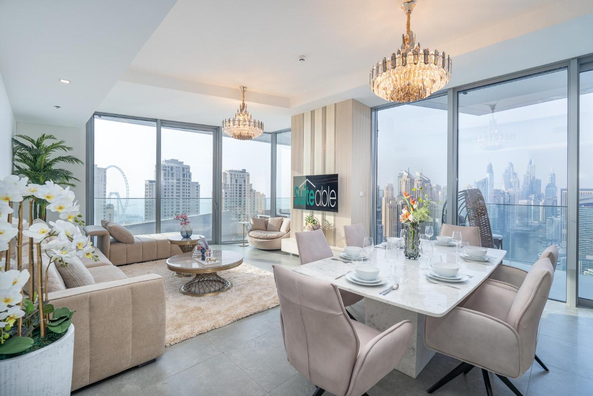 Luxurious 3br With Panoramic Marina View * Dubai