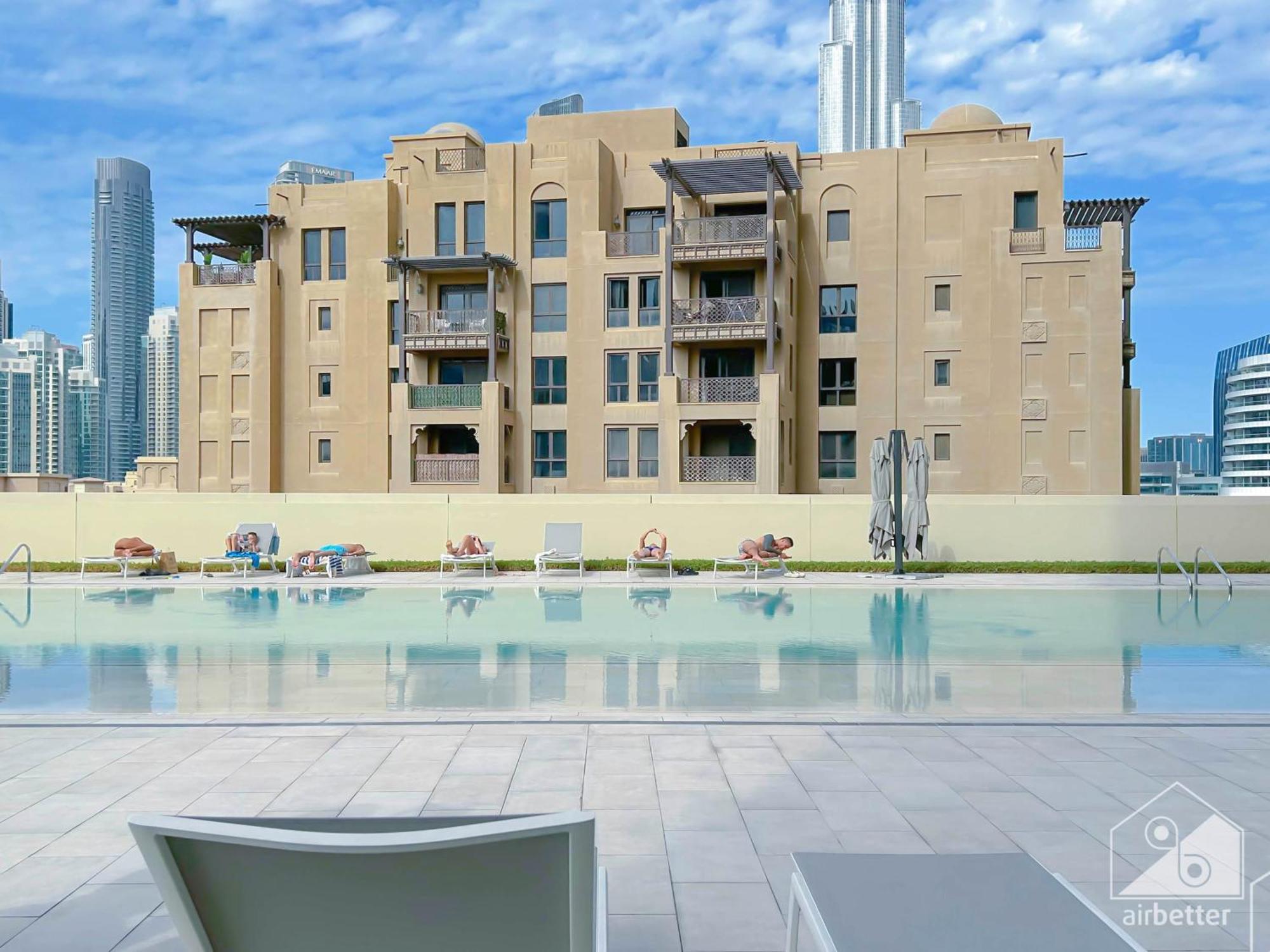 Luxurious Living In 2b With Burj & Fountain Views * Dubai