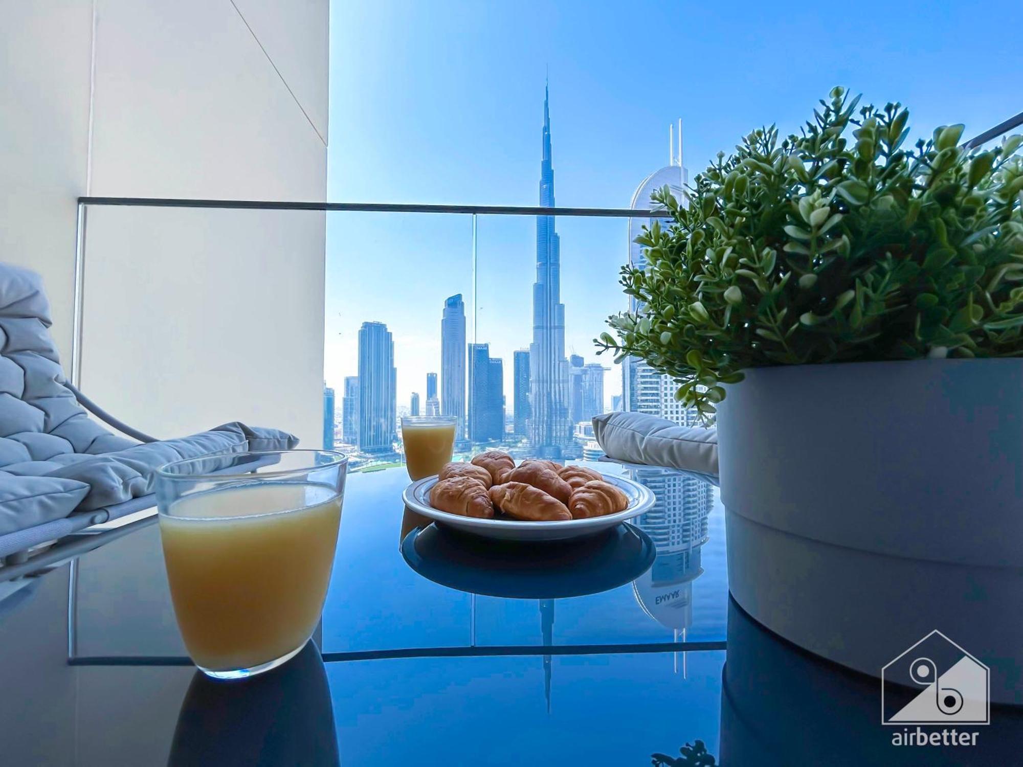 Luxurious Living In 2b With Burj & Fountain Views *