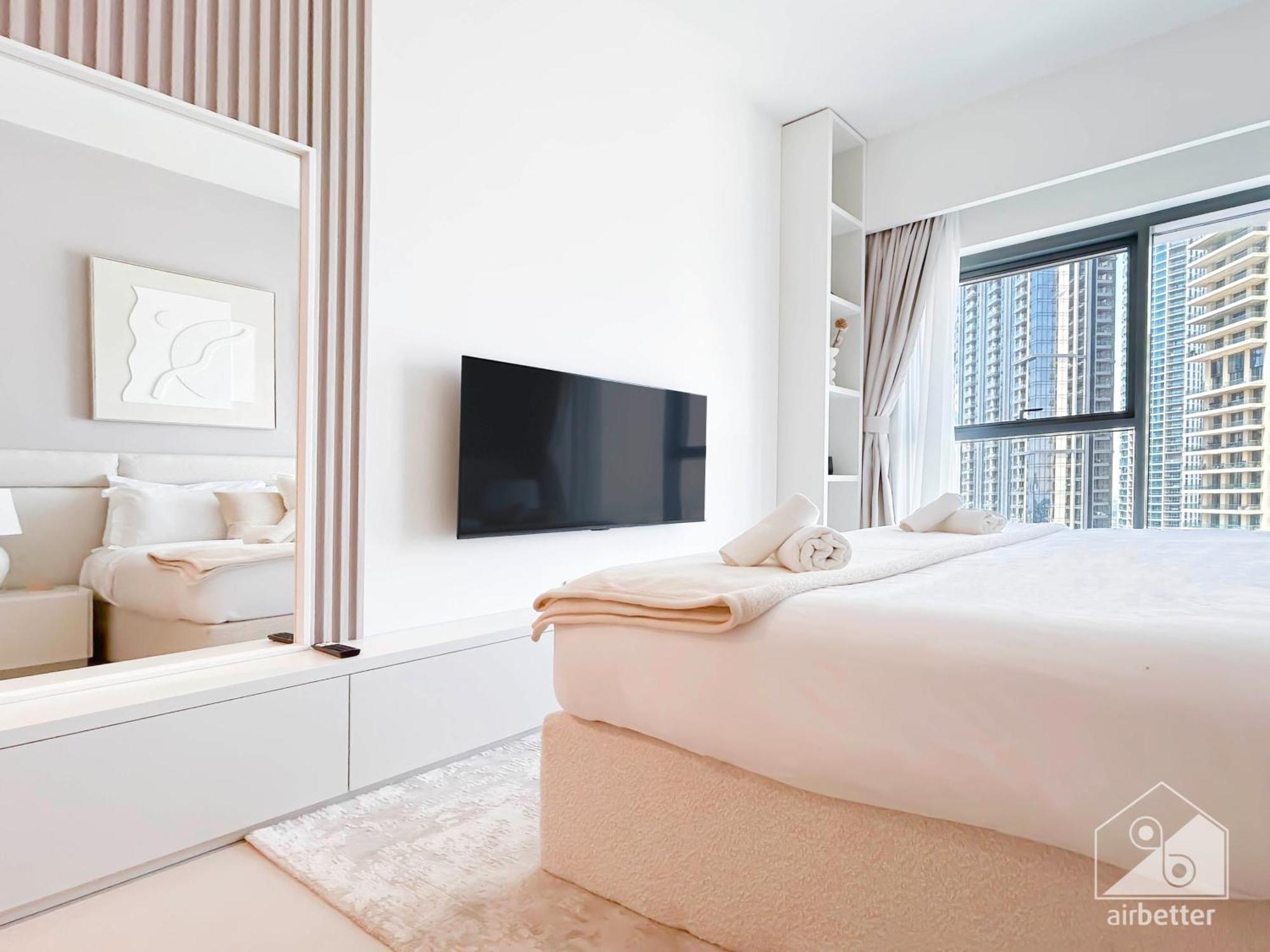 Luxurious Living In 2b With Burj & Fountain Views