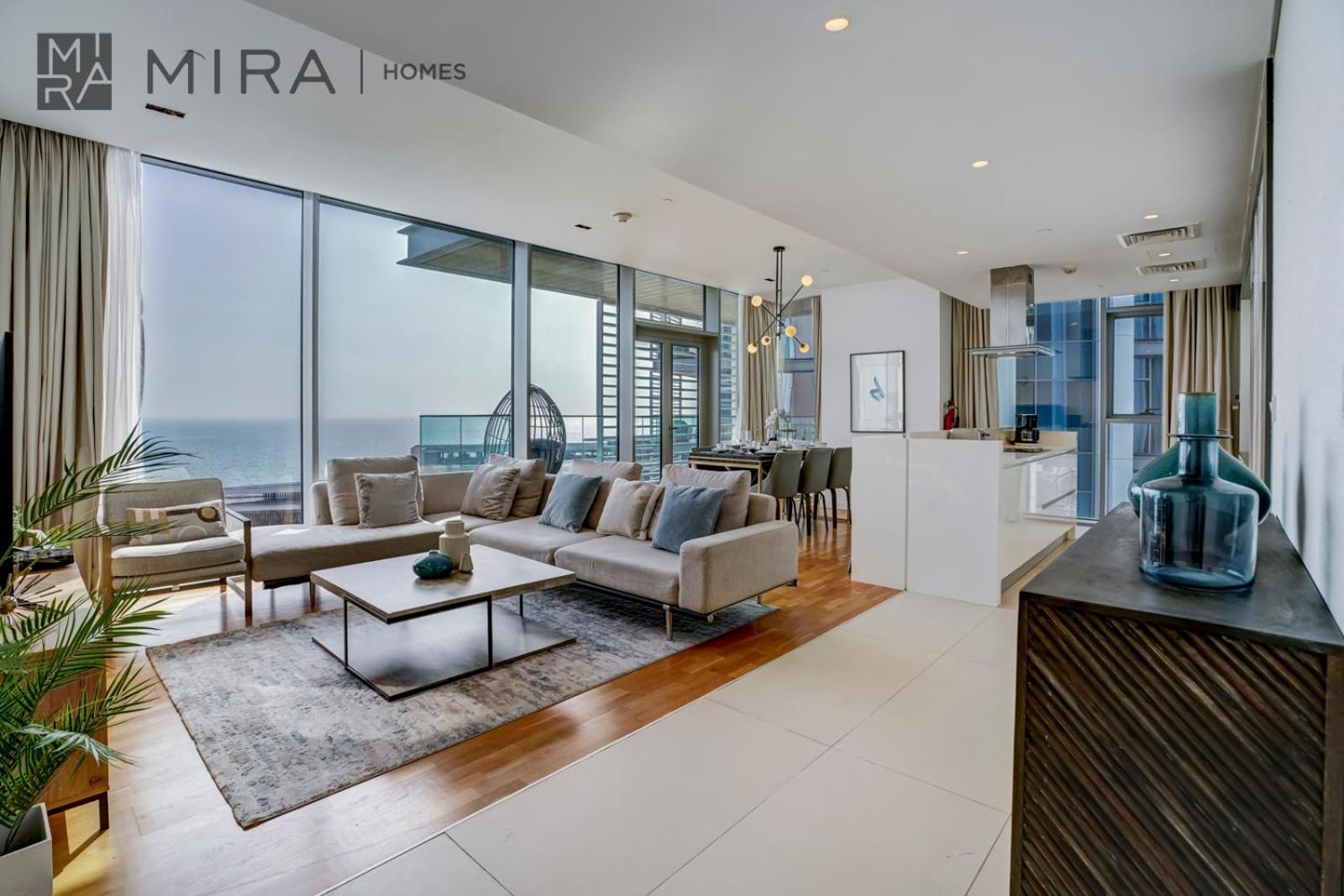 Mira Homes - Furnished 2 Bedroom In Bluewaters With Sea View Dubai