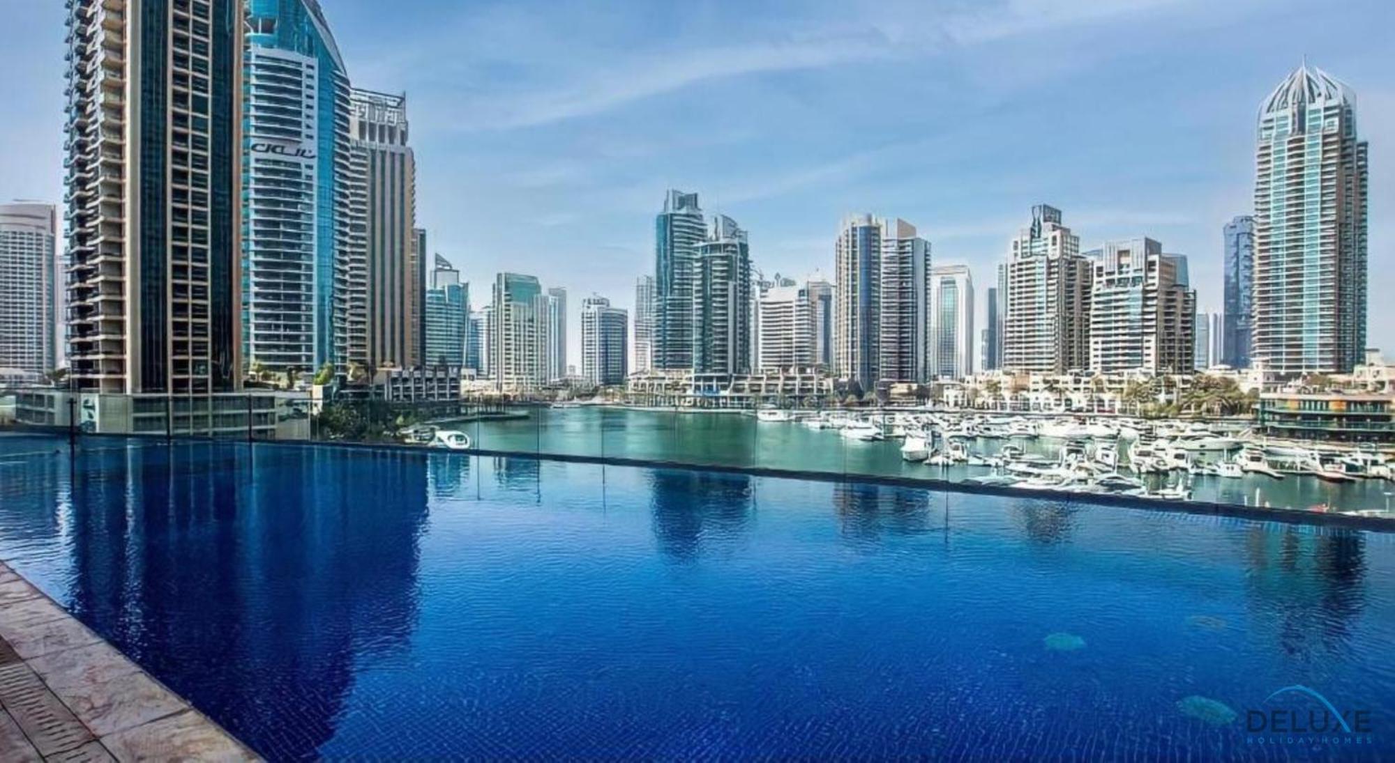 Apartment Sophisticated 2br In Cayan Tower, Marina By Deluxe Homes Dubai