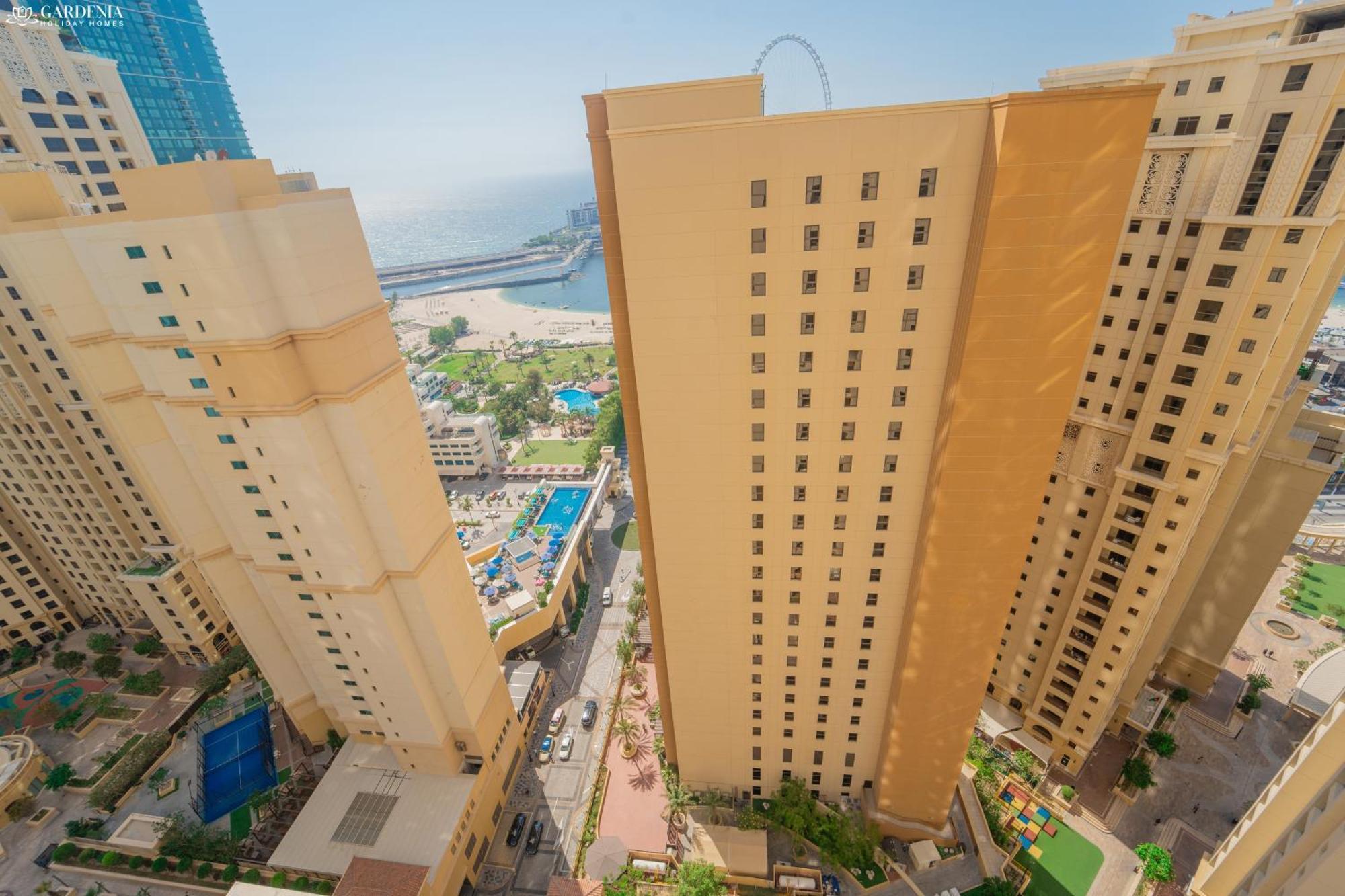 Jbr Amwaj 4 , Upgraded Sea And Ain Views, 2m Walk To By Gardenia Suitse Dubai