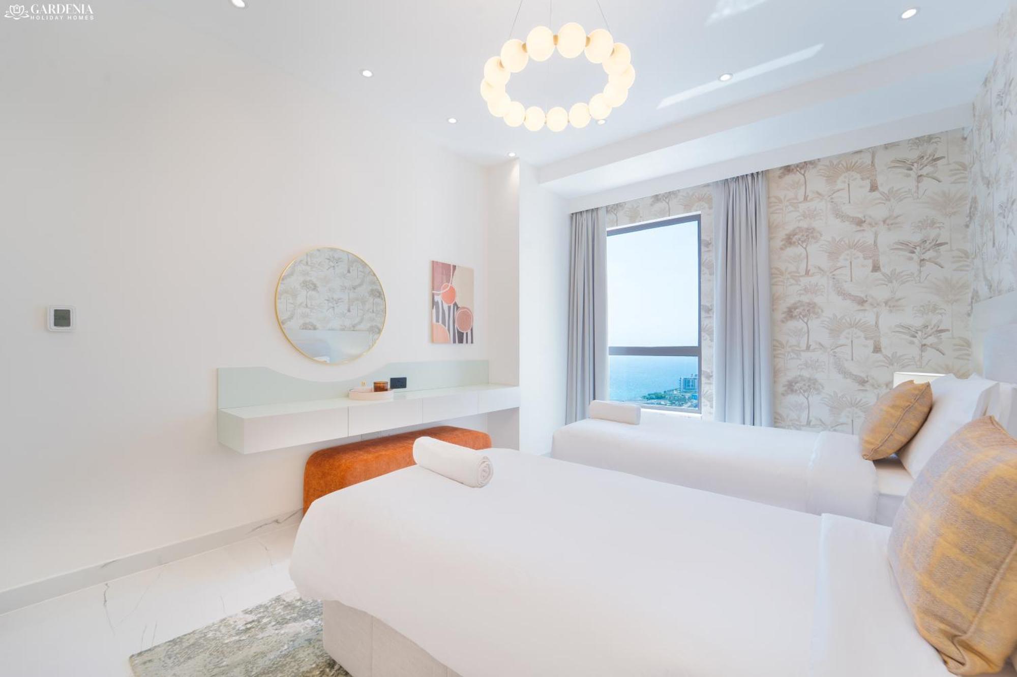 Jbr Amwaj 4 , Upgraded Sea And Ain Views, 2m Walk To By Gardenia Suitse Apartment