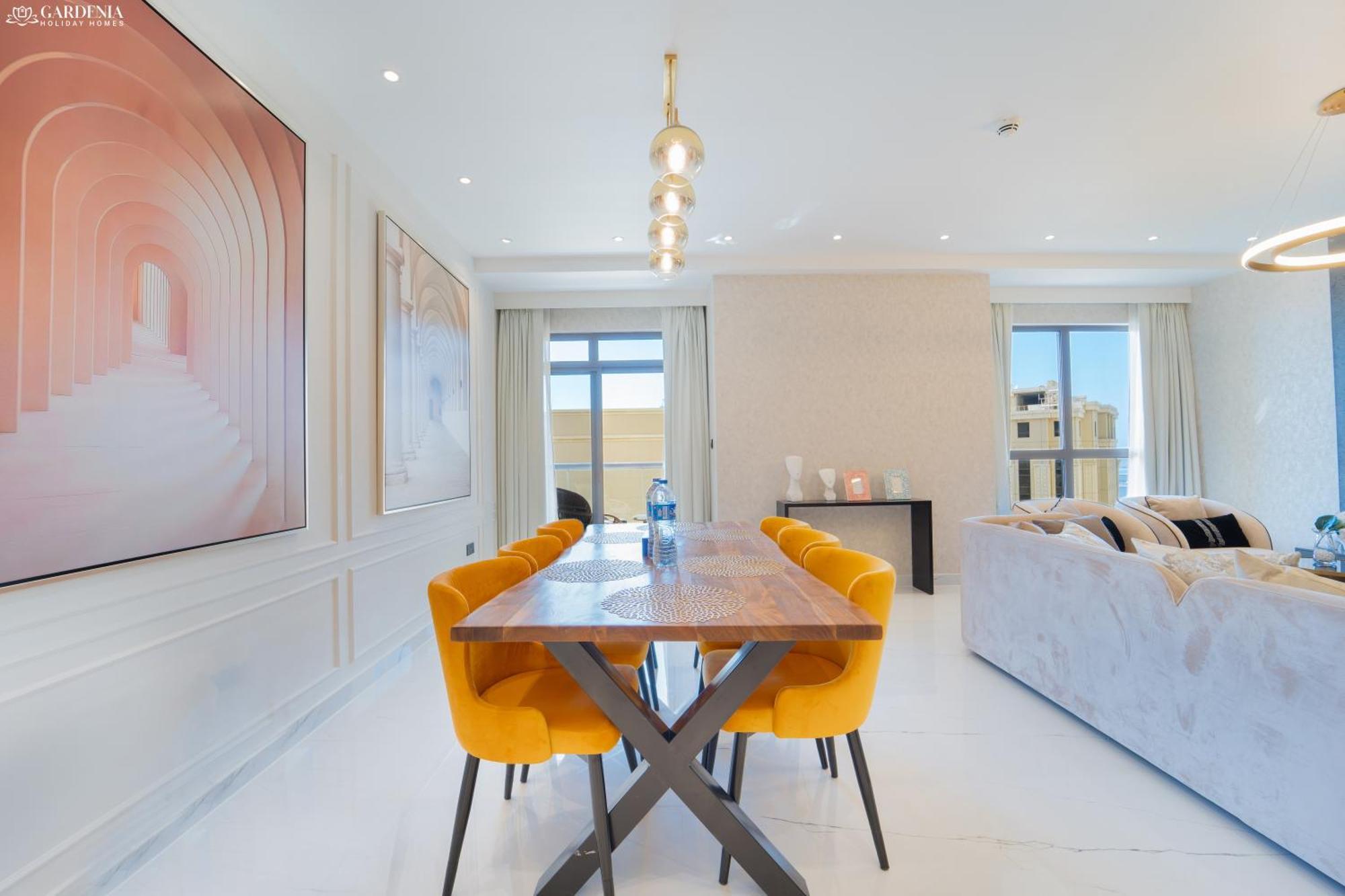Jbr Amwaj 4 , Upgraded Sea And Ain Views, 2m Walk To By Gardenia Suitse Apartment *