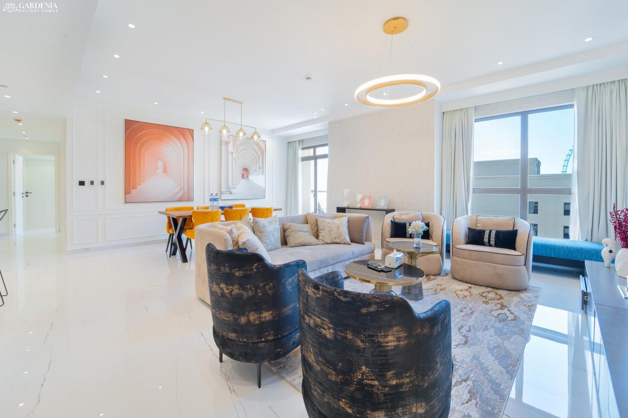 Jbr Amwaj 4 , Upgraded Sea And Ain Views, 2m Walk To By Gardenia Suitse * Dubai