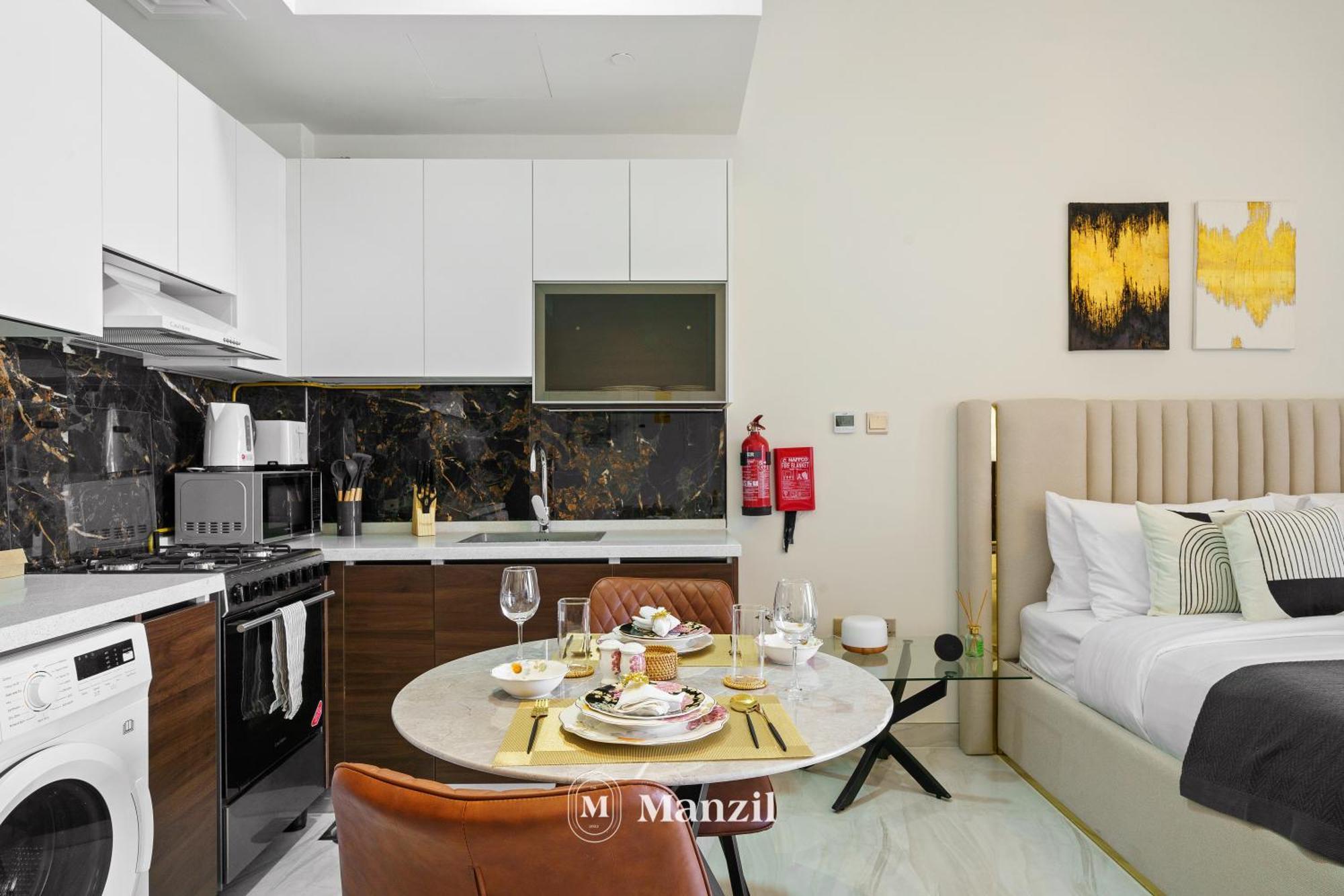 Manzil - In Al Barsha Near Miracle Garden Apartment *