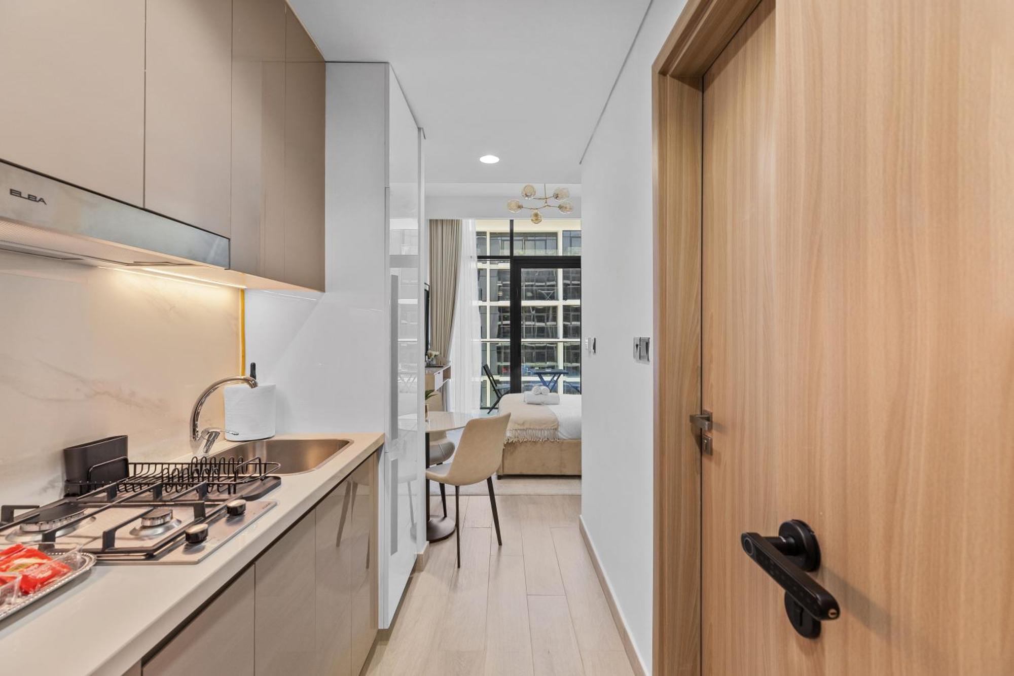 Apartment Waves - Azizi Riviera Building 25 Cozy With Balcony Dubai