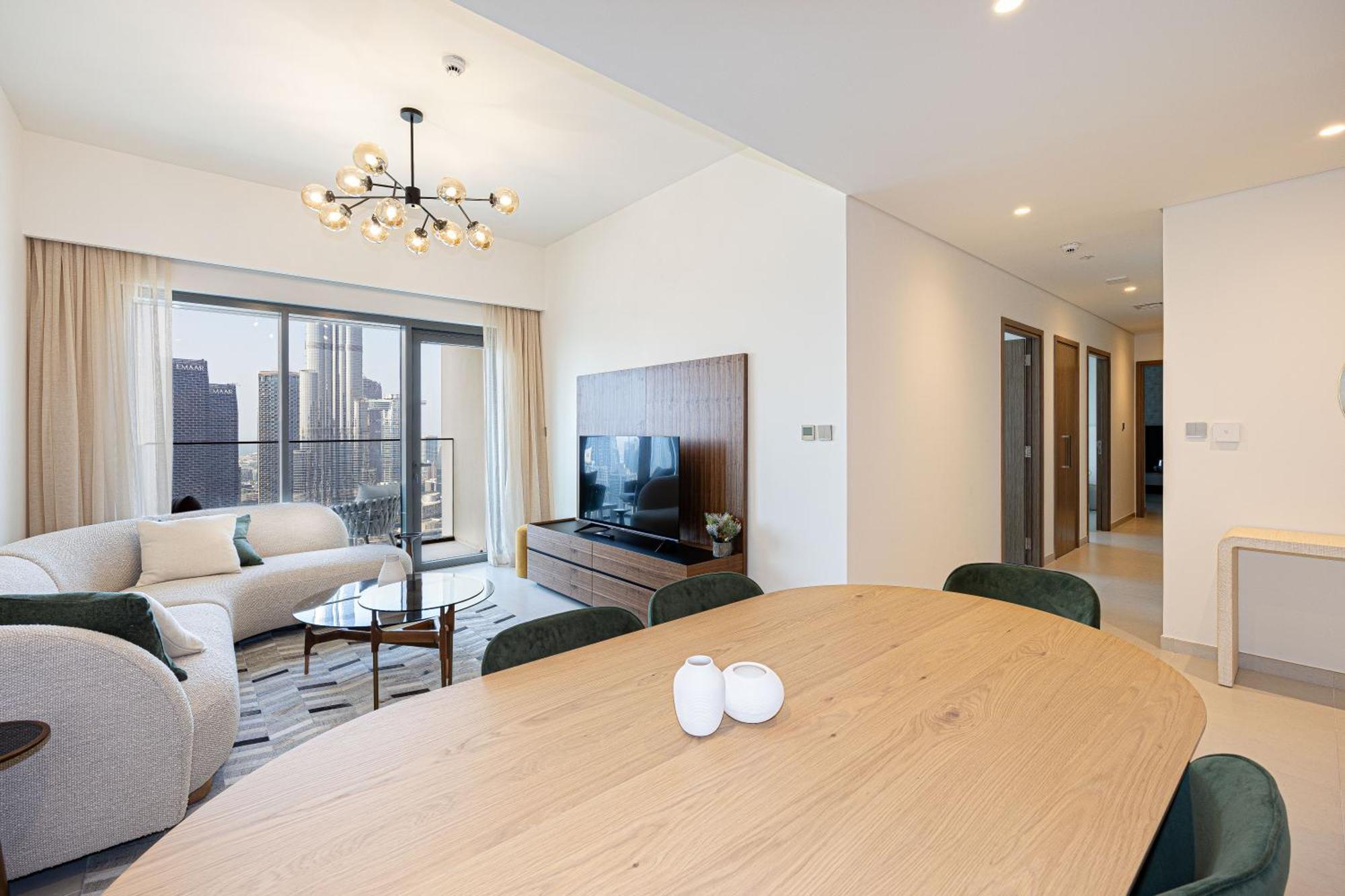 3br Burj & Fountain View, High Floor Burj Royale Downtown * Dubai
