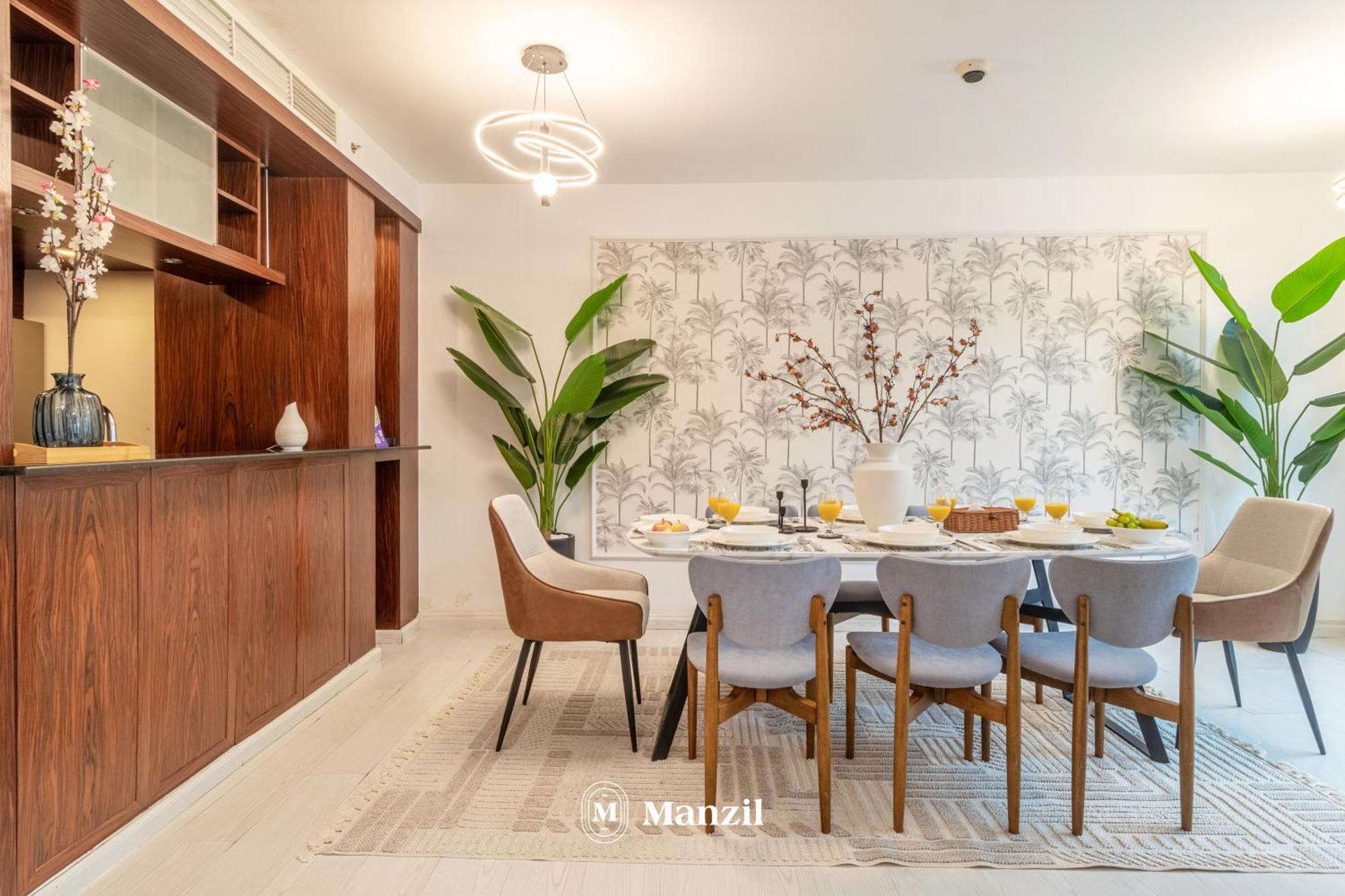 Villa Manzil - Luxury 3br W/ Maid Room, Full Burj & Fountain View Dubai