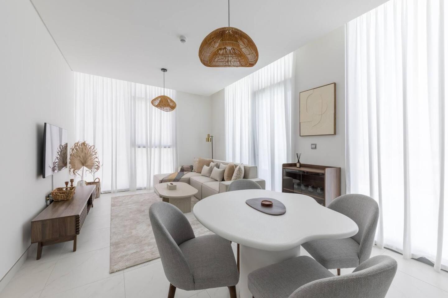 Apartment District One, Mbr Brand New Full Lagoon View Dubai