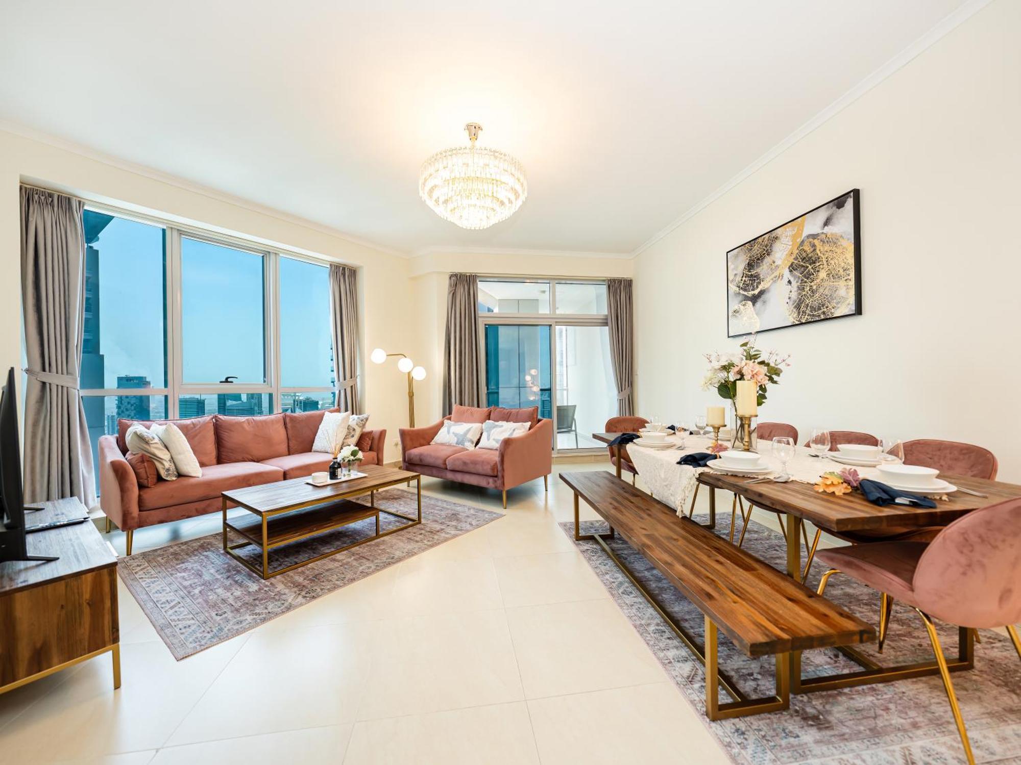 Marina Views - 2br Luxury Apartment, High Floor, Torch Marina Apartment