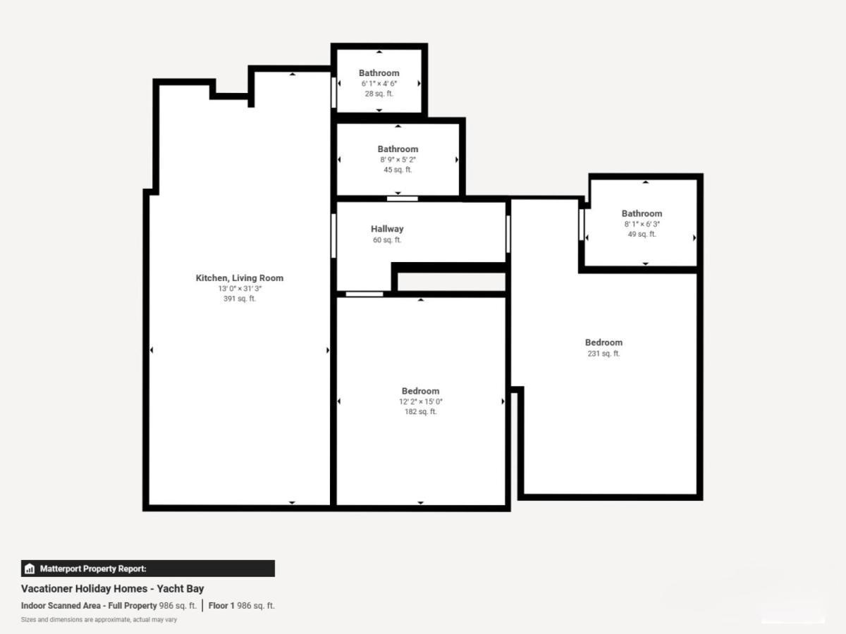 Apartment Yacht Bay Tower - Gorgeous Two Bedroom Dubai