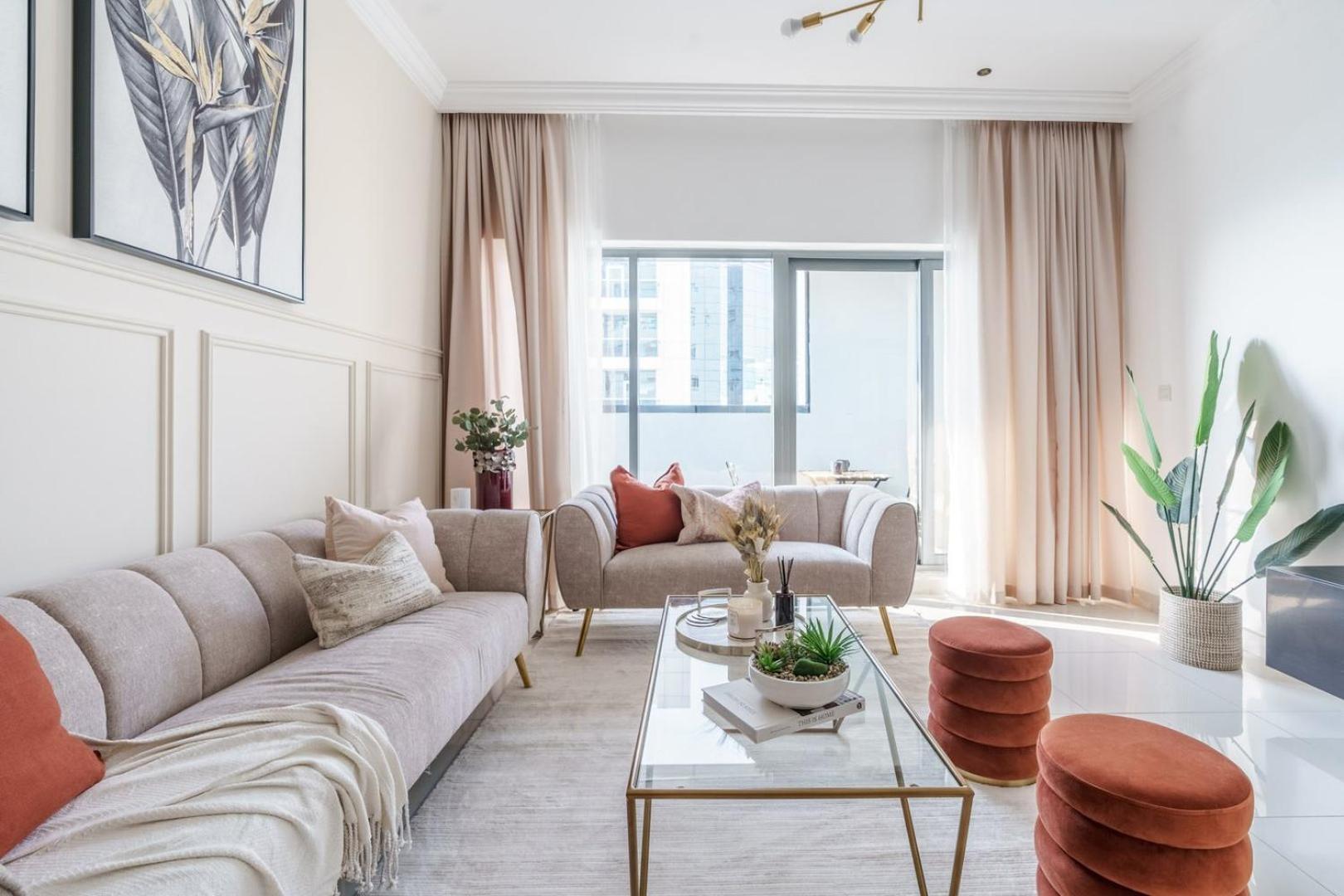 Apartment Guestready - Beige Elegance In Business Bay Dubai