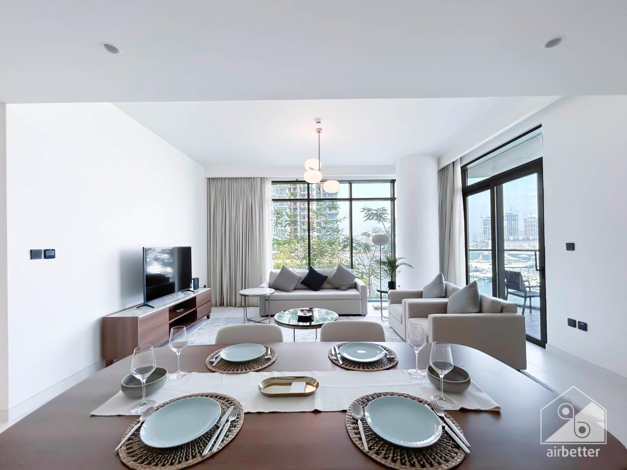 Apartment Cozy Beachfront 2b & Balcony In Marina Vista Dubai